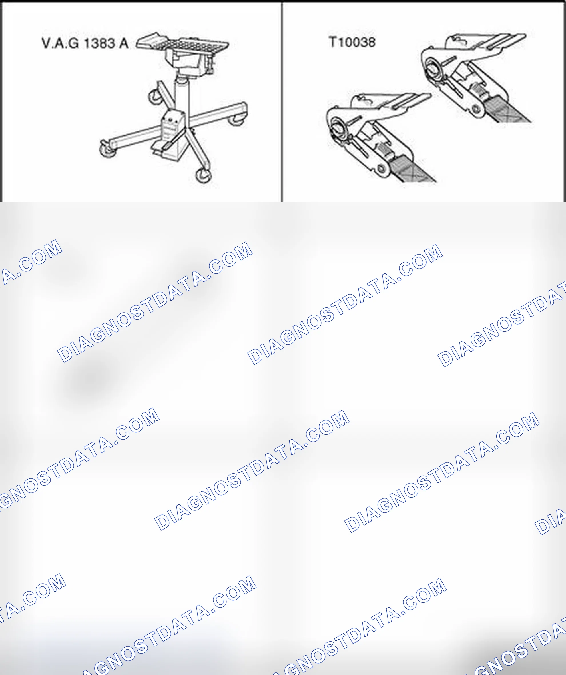 Scheme 9: Wheel bearing, lifting to curb weight position