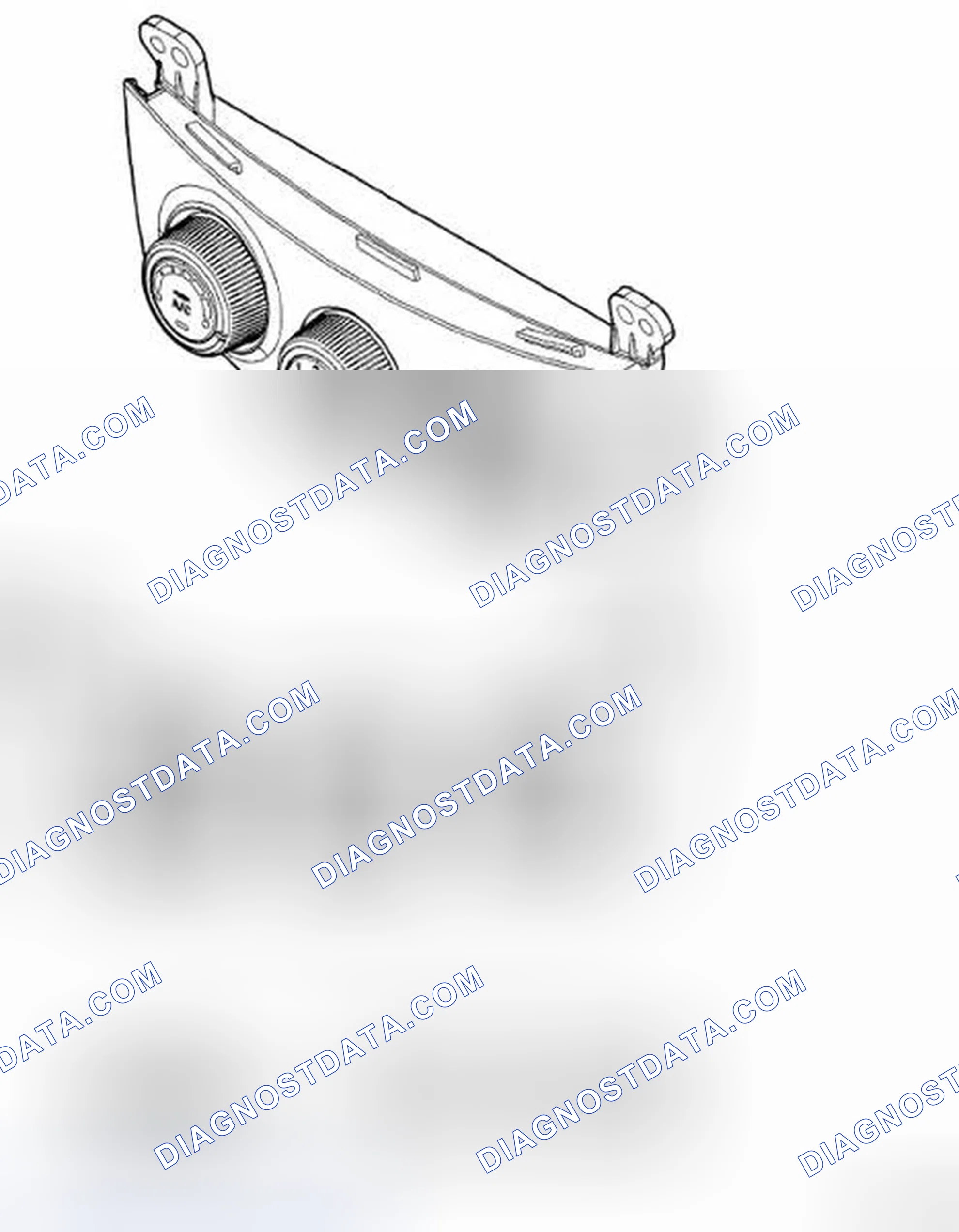 Fig. 83: Identifying Blower And A/C Controls Knobs