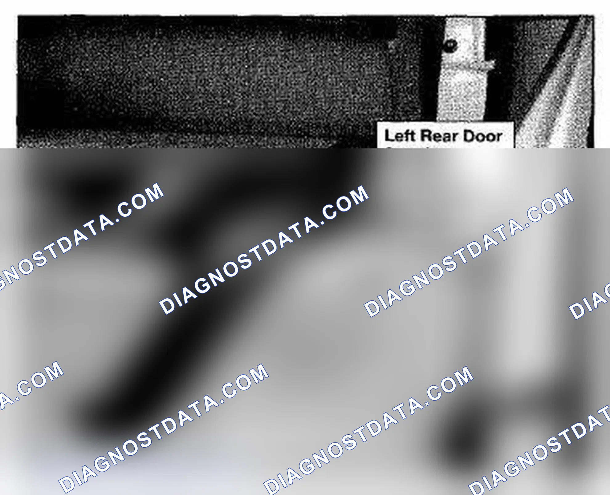 Scheme 1220: Left Rear Door (Right Similar) Component Location (Photo 211)