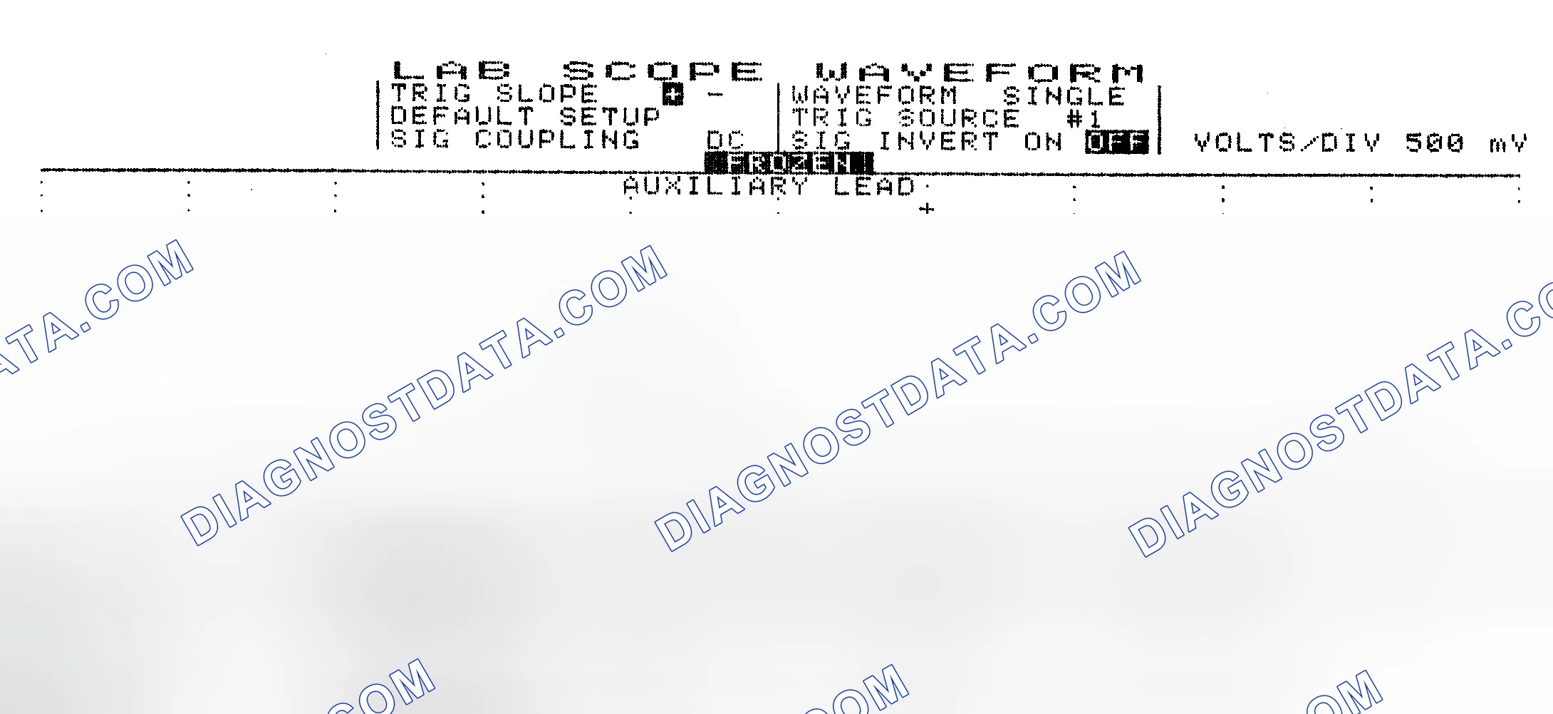 Scheme 10: Single Injector w/Excessive Current Flow - Current Pattern