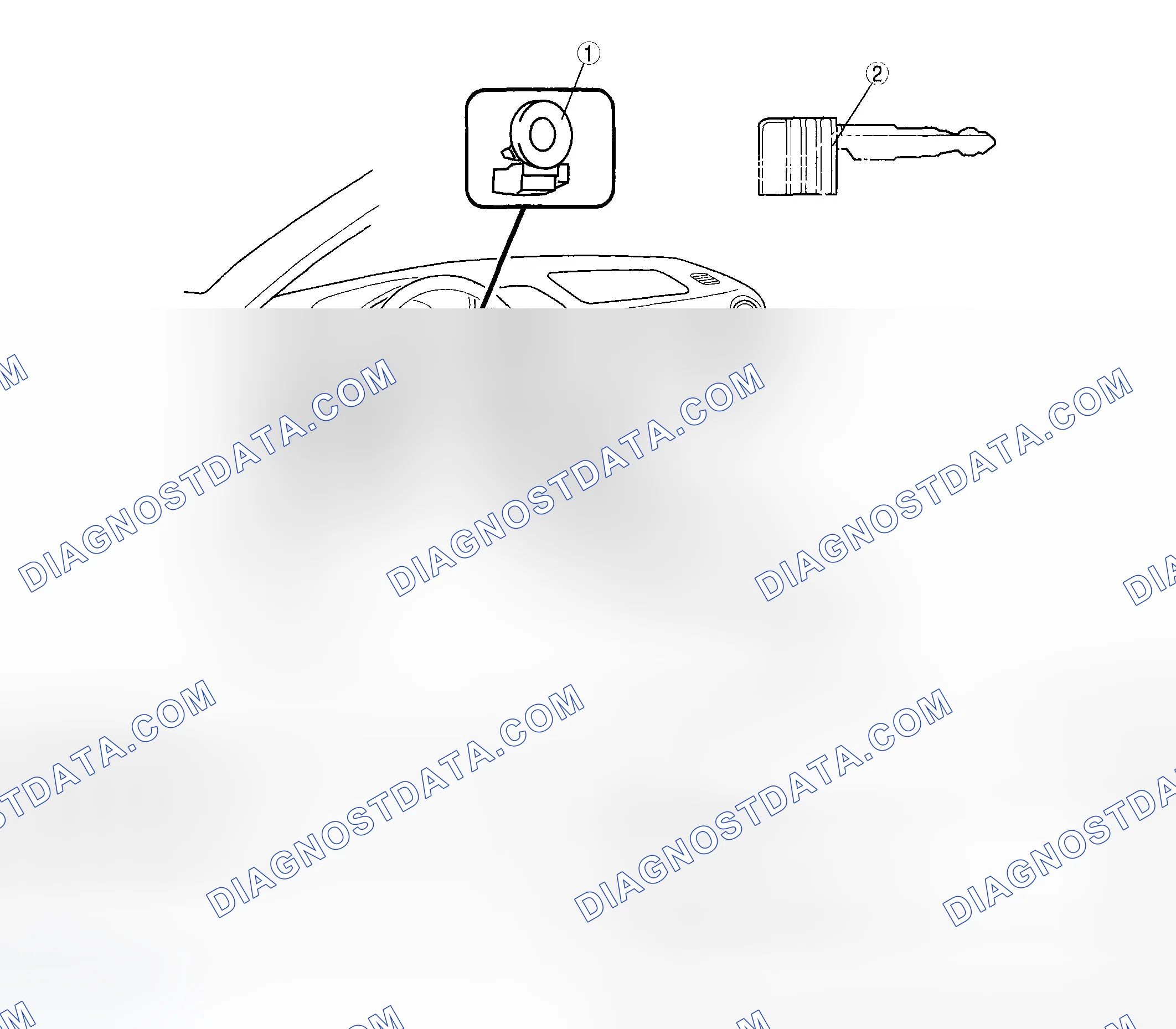 Scheme 13: IMMOBILIZER SYSTEM LOCATION INDEX [WITH ADVANCED KEYLESS SYSTEM]