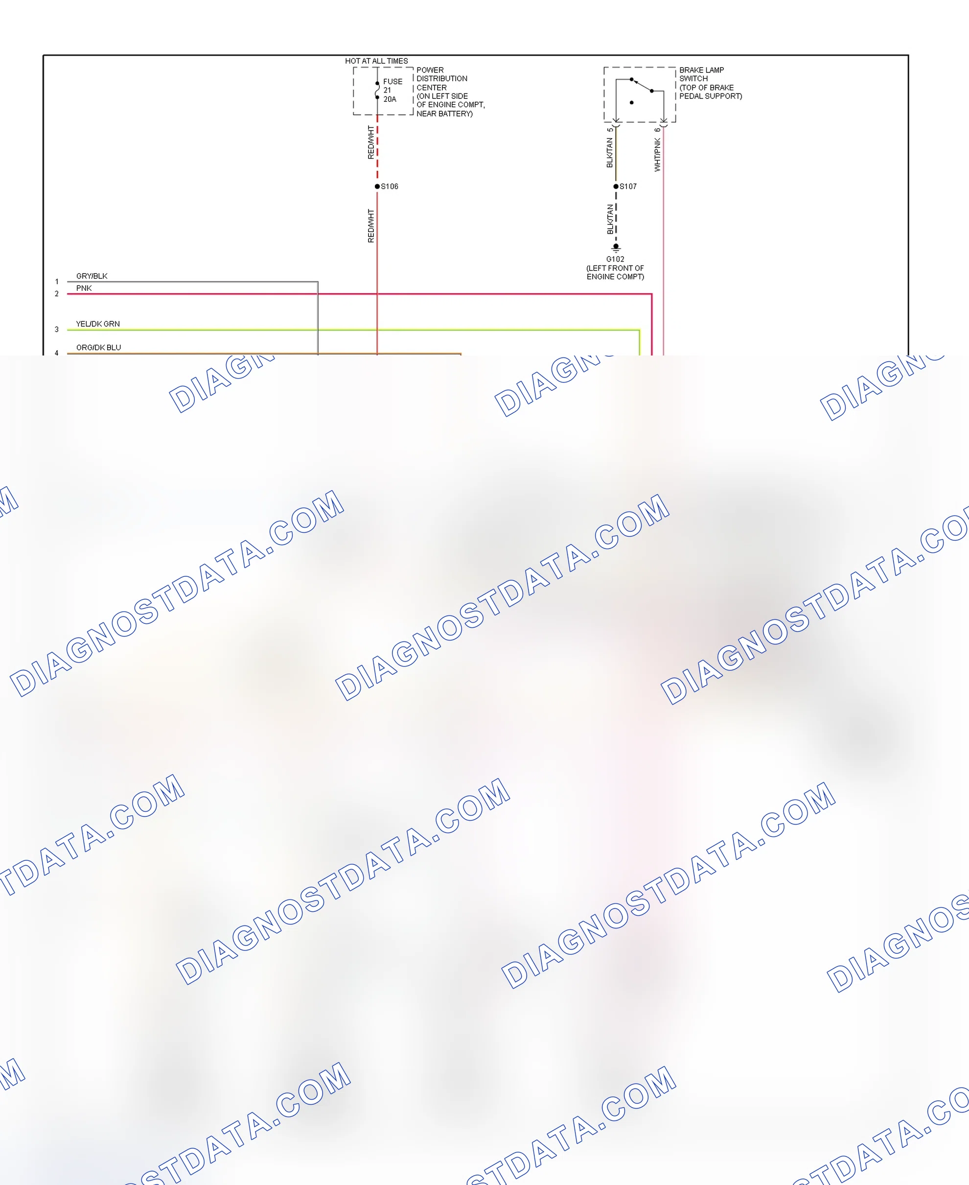 Scheme 30: Transaxle Electronic Control System Wiring Diagram (Neon - 3 Of 3)