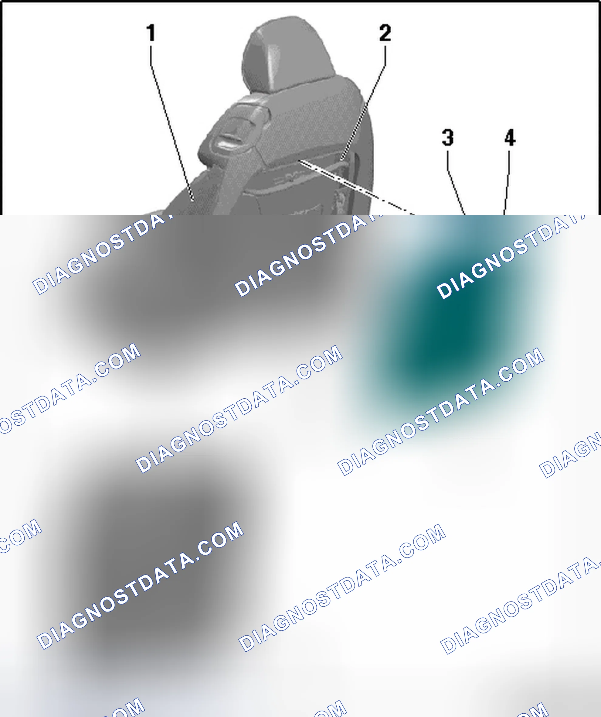 Scheme 67: BACKREST COVER ASSEMBLY OVERVIEW