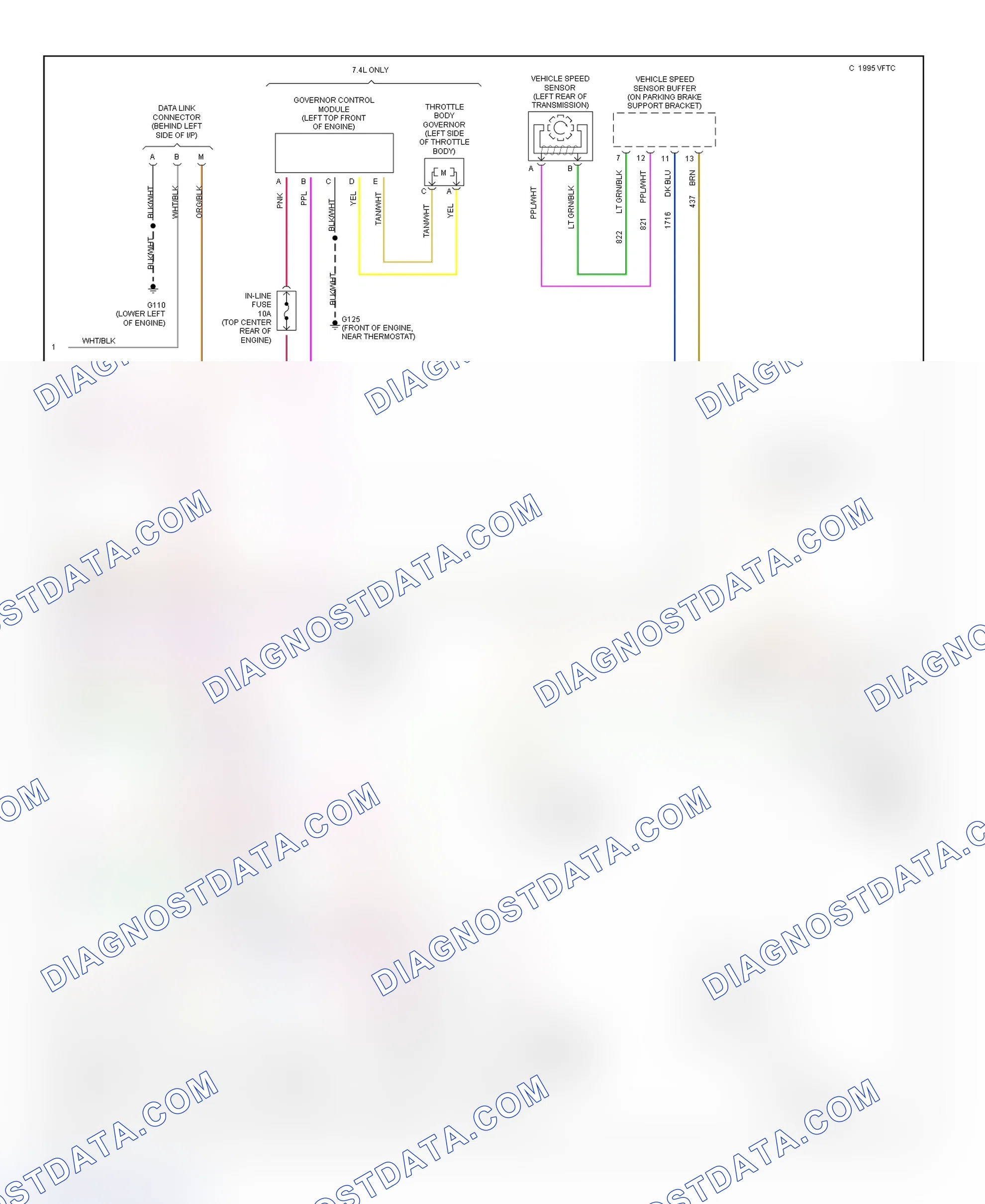 Scheme 271: Wiring Diagram (Van - 7.4L With 4L80-E - 3 Of 3)