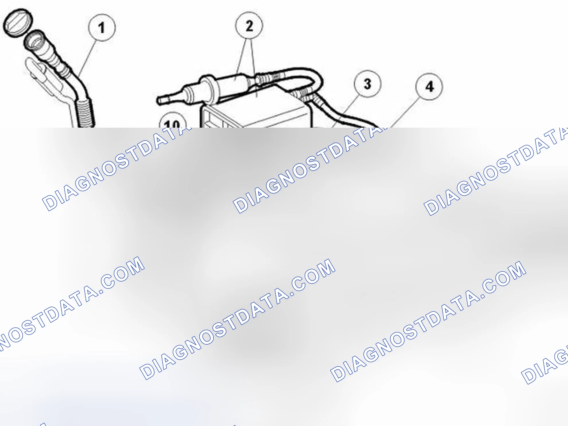 Scheme 4: Fuel supply system B5244S6 and B5244S, USA