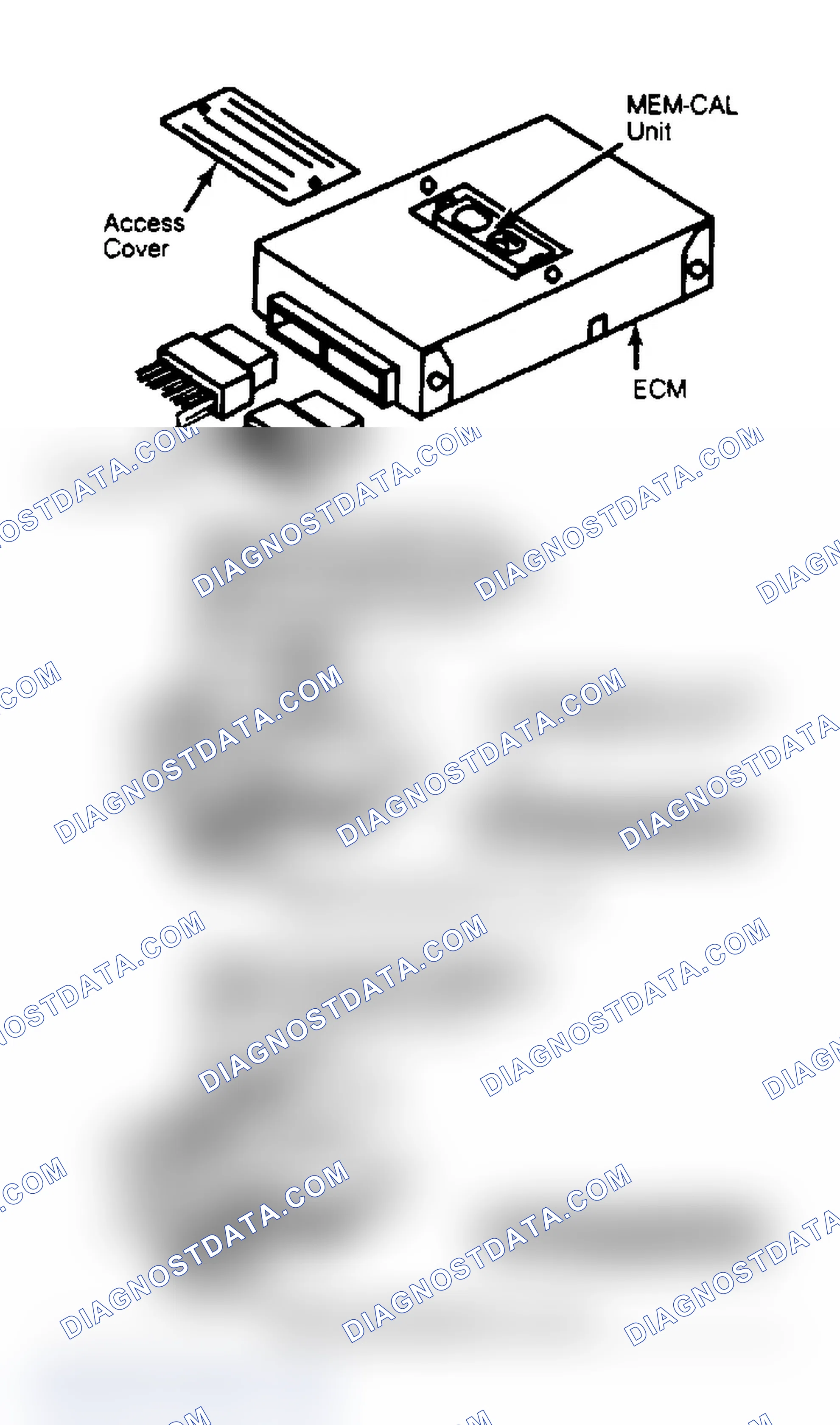 Scheme 3: Replacing MEM-CAL in Electronic Control Module of Vehicles Equipped With 2.5L Engine Only