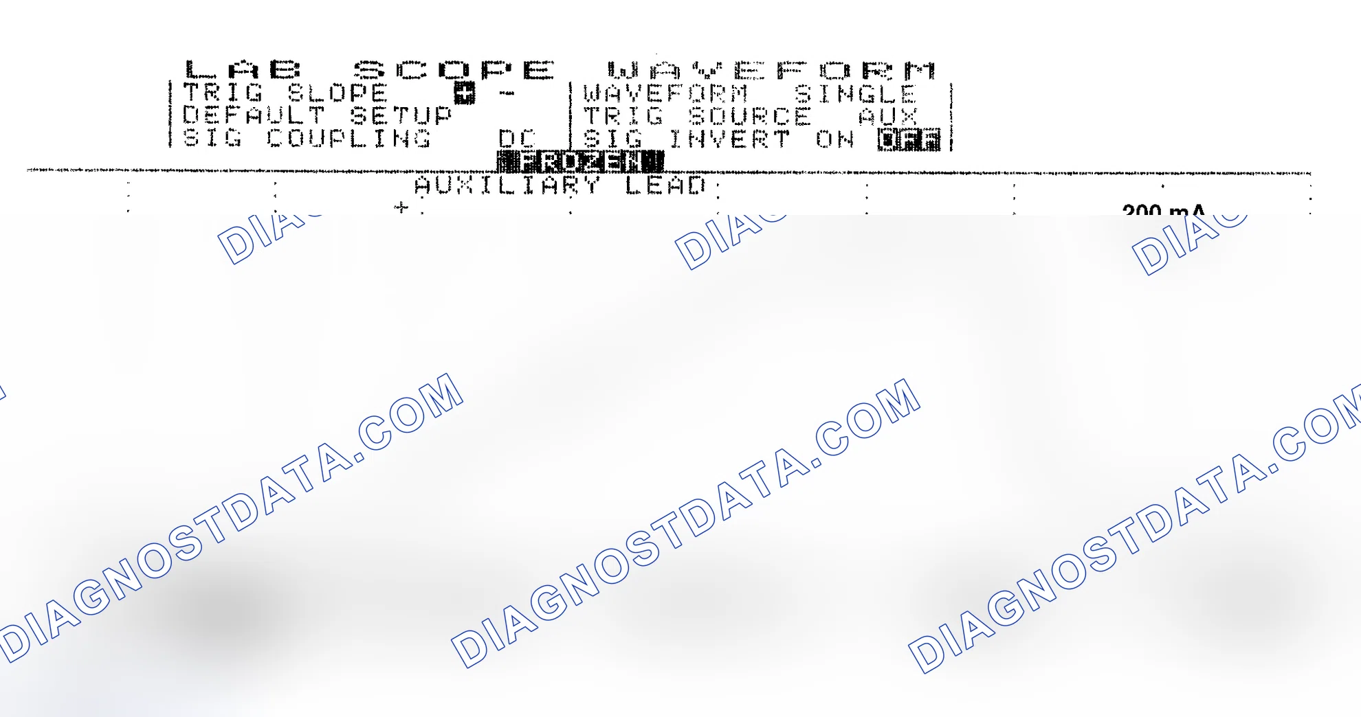 Scheme 13: Single Injector w/Normal Current Flow - Current Pattern