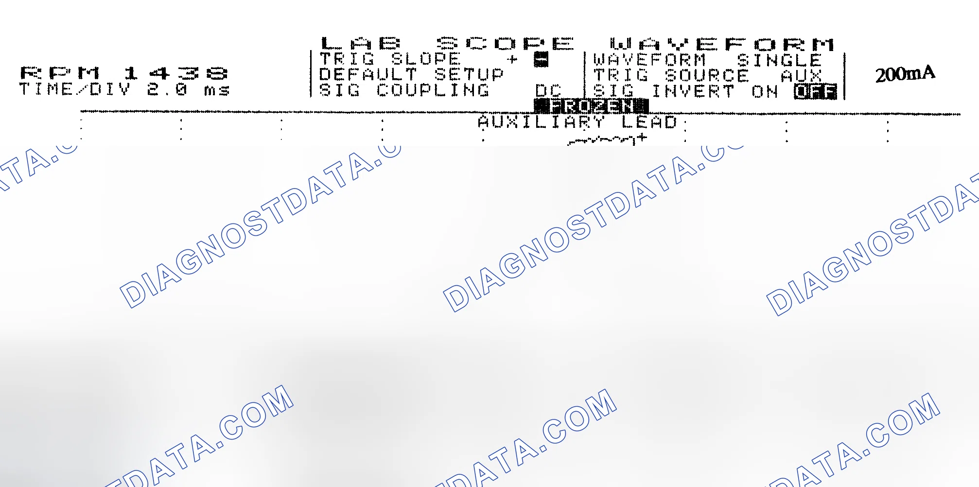 Scheme 15: Single Injector w/Normal Current Flow - Current Pattern