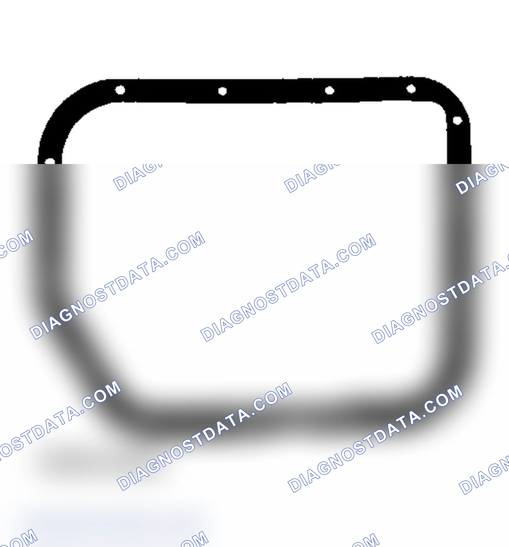 Scheme 1: Identifying Oil Pan Gasket (32RH, 42RE & 44RE)