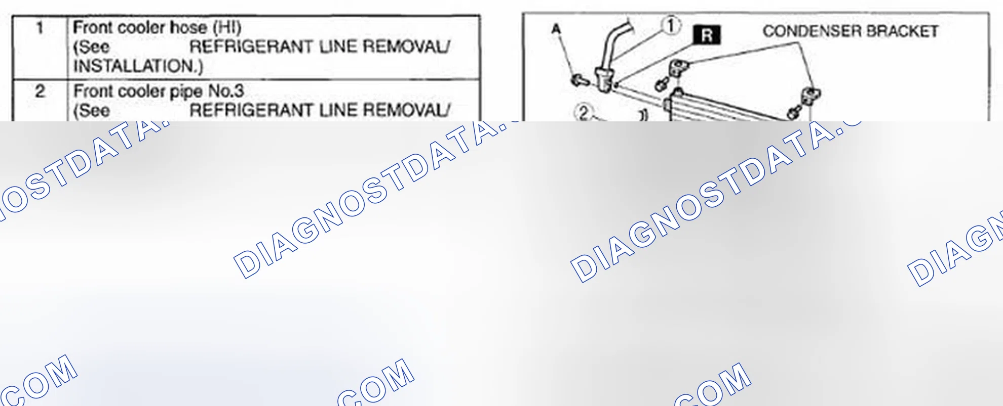 Scheme 23: CONDENSER REMOVAL/INSTALLATION