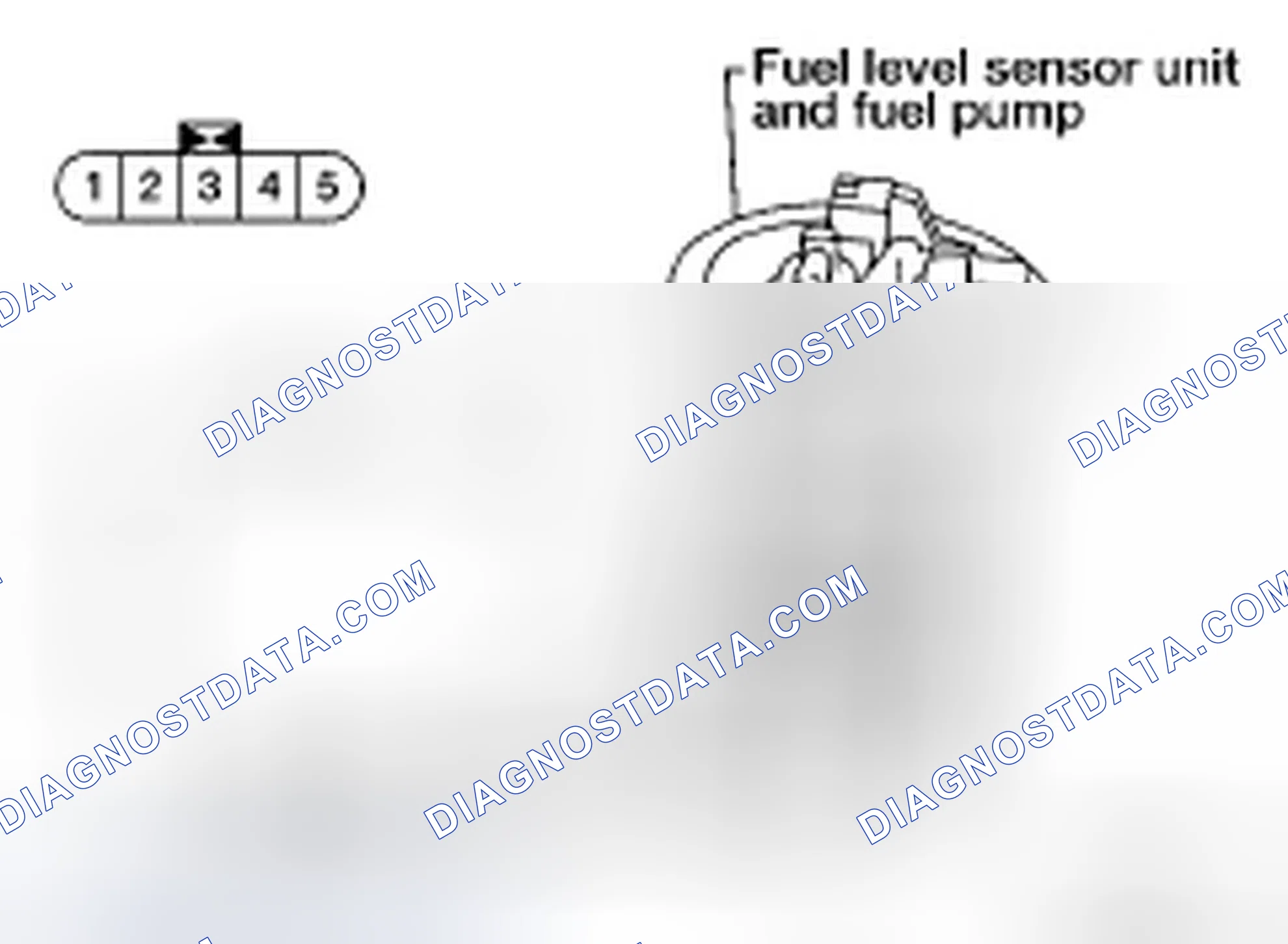 Scheme 90: Identifying Fuel Level Sensor Unit And Fuel Pump