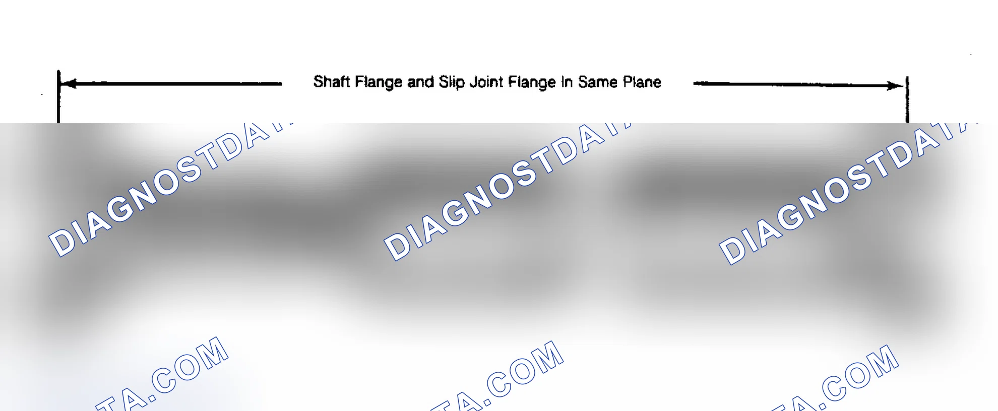 Scheme 6: Drive Shaft Phase Alignment Align drive shaft and slip joint trunnions in same plane.