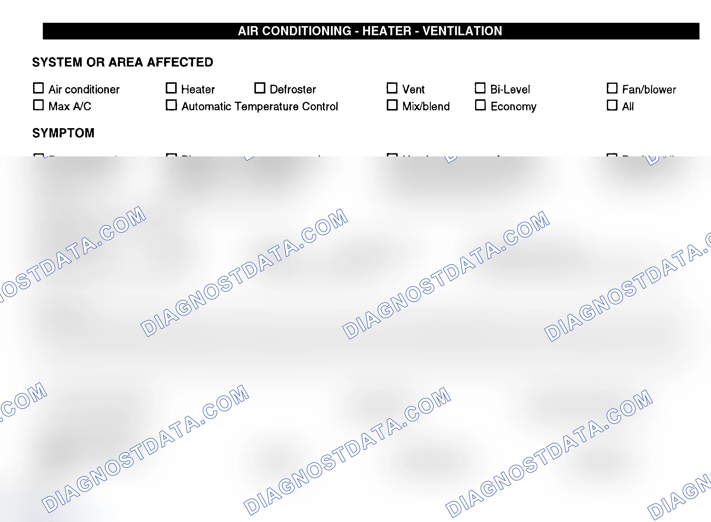 Scheme 8: Air Conditioning, Heater & Ventilation
