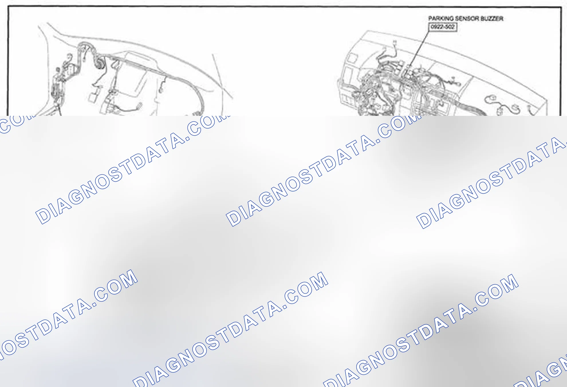 Scheme 363: Parking Sensor System Wiring Diagram - 0922-5b (2 Of 2)