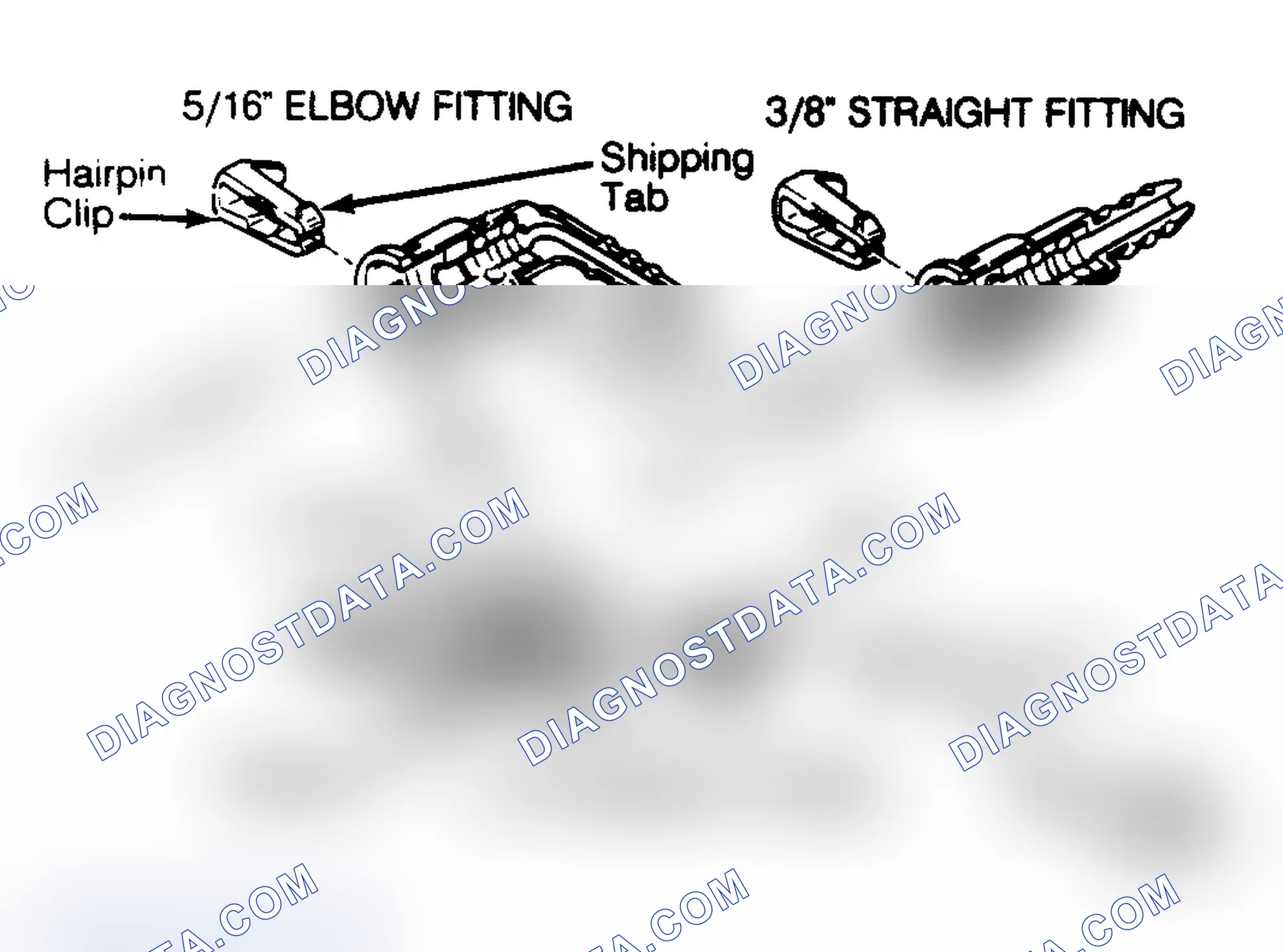 Scheme 20: Exploded View of "Push-Connect" Fittings