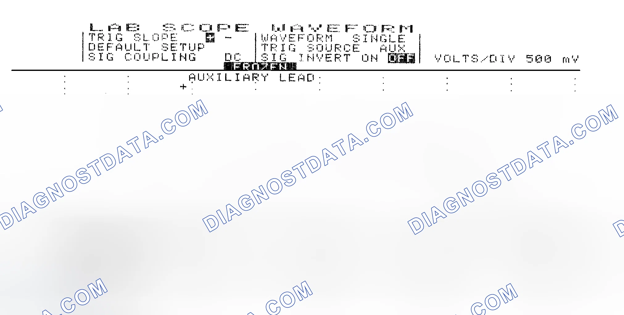 Scheme 14: Single Injector w/Excessive Current Flow - Current Pattern