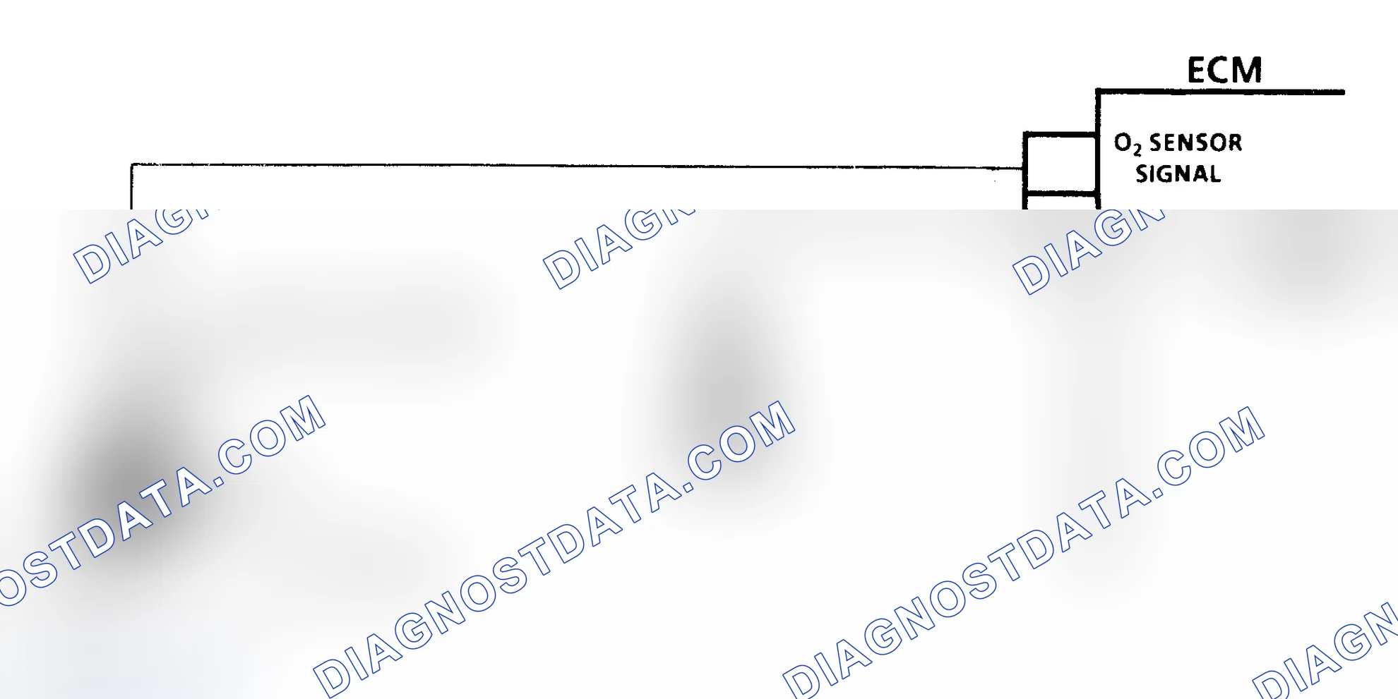Scheme 4: Code 13 Schematic (2.3L) Open Oxygen Sensor Circuit