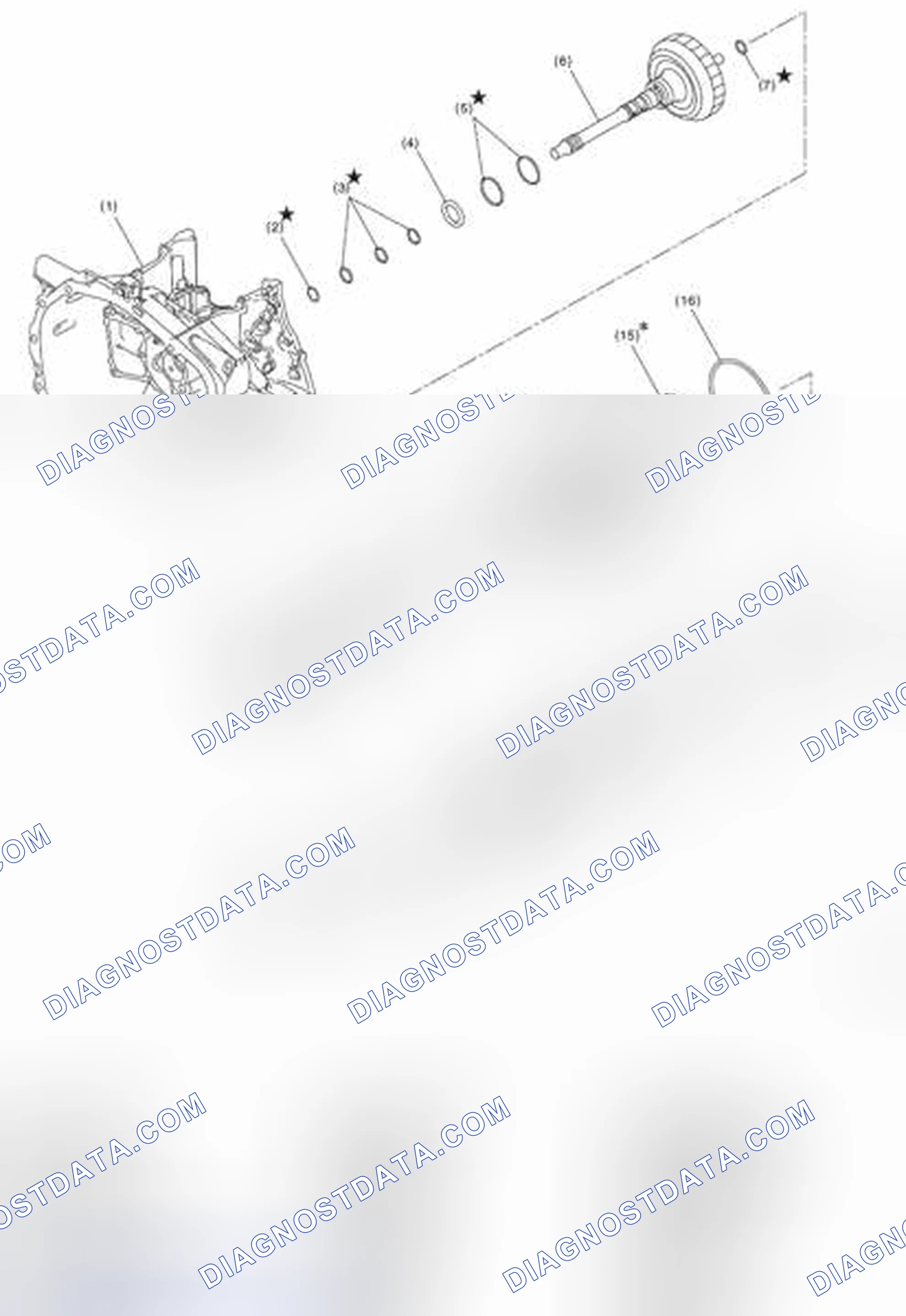 Scheme 628: FORWARD CLUTCH ASSEMBLY