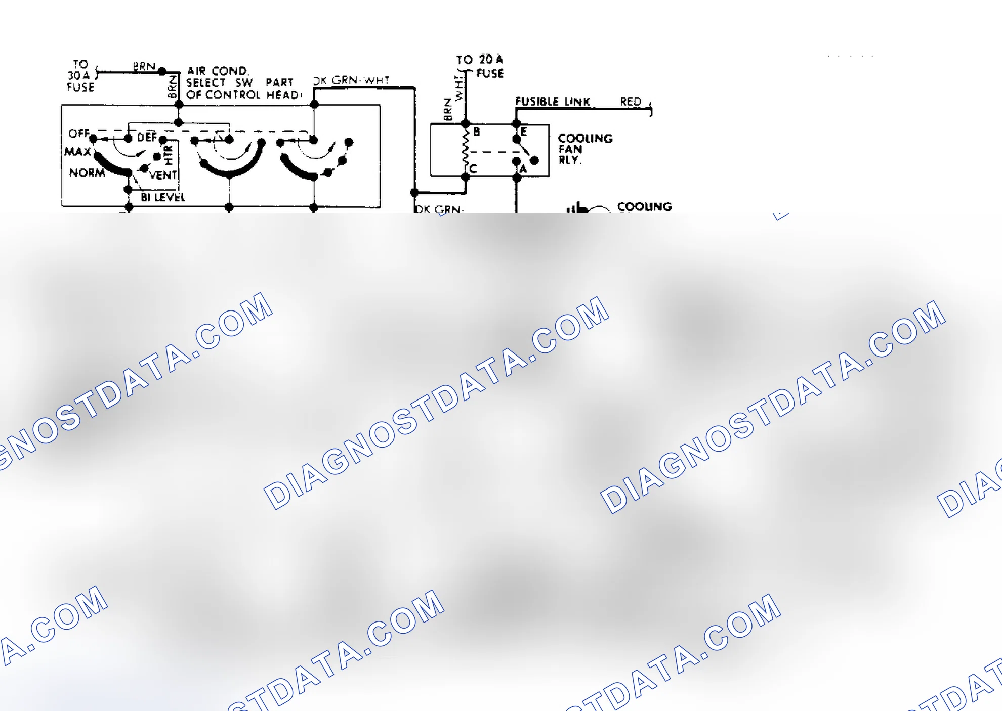 Scheme 21: "J" Body (2.0L) A/C Wiring Diagram