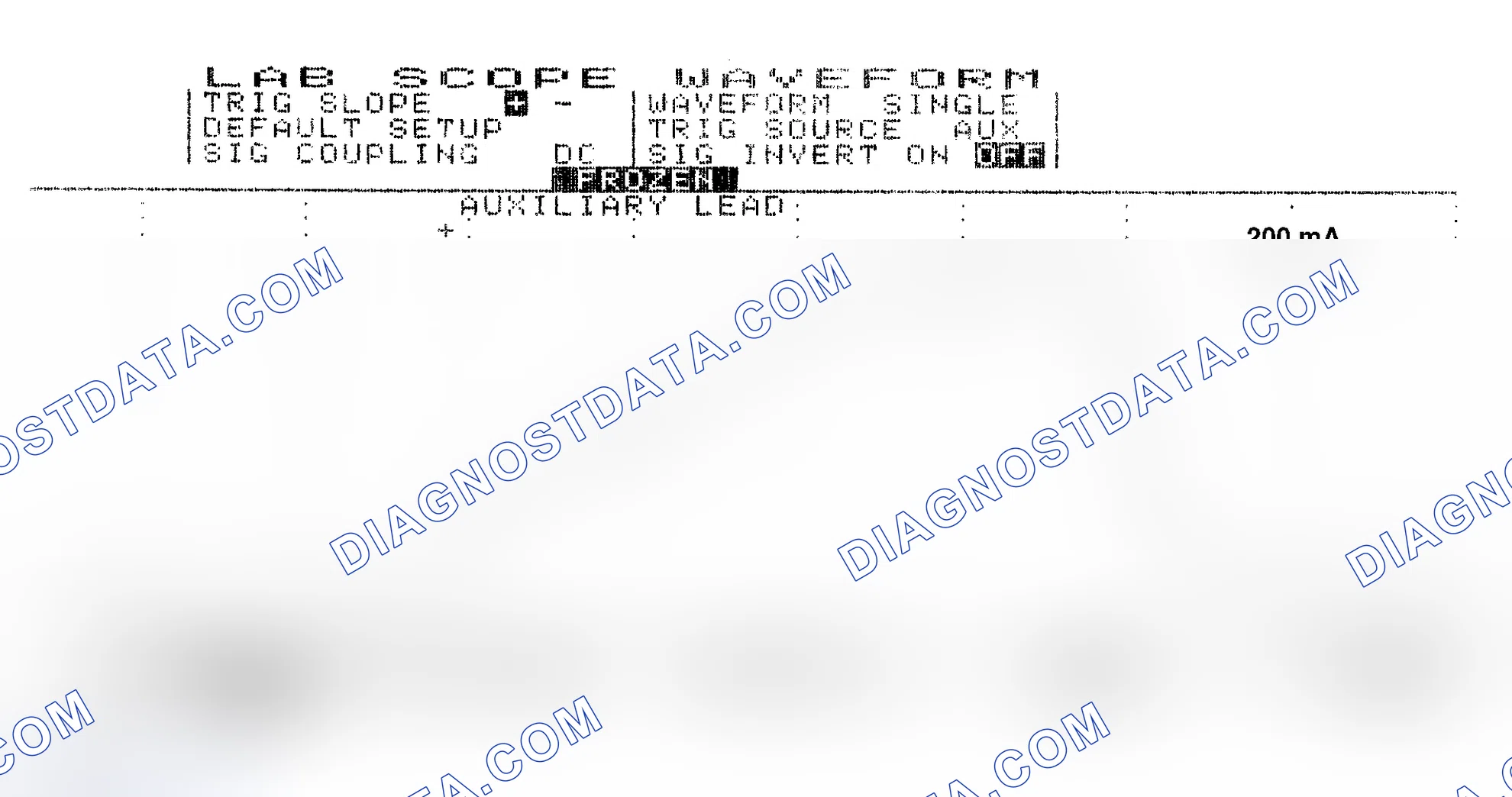 Scheme 13: Single Injector w/Normal Current Flow - Current Pattern