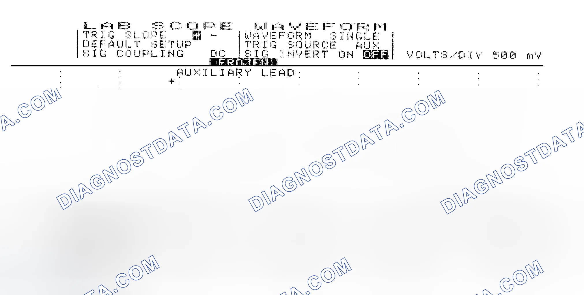 Scheme 14: Single Injector w/Excessive Current Flow - Current Pattern
