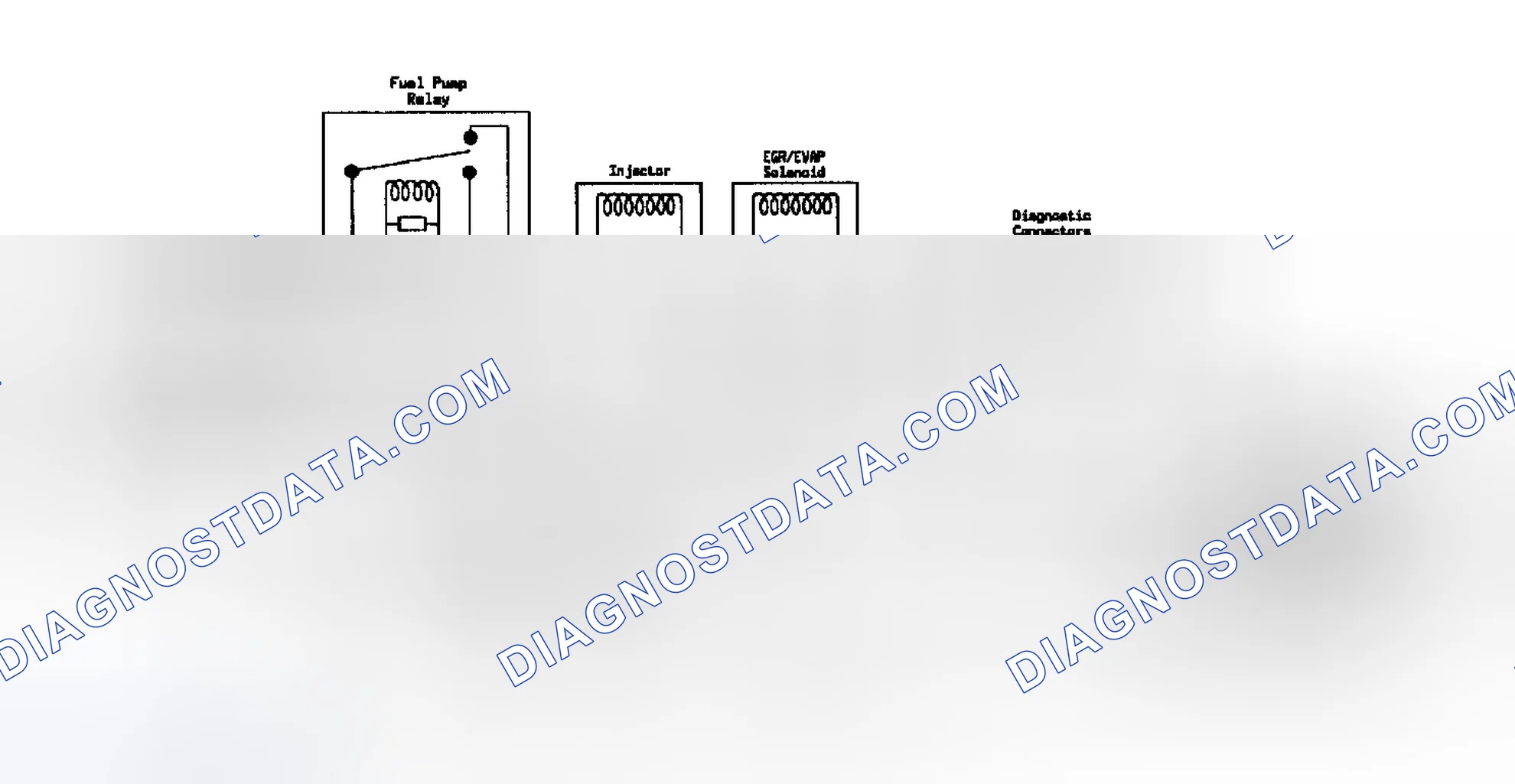 Scheme 20: Fault 1012: Circuit Diagram Fuel Injector Circuits
