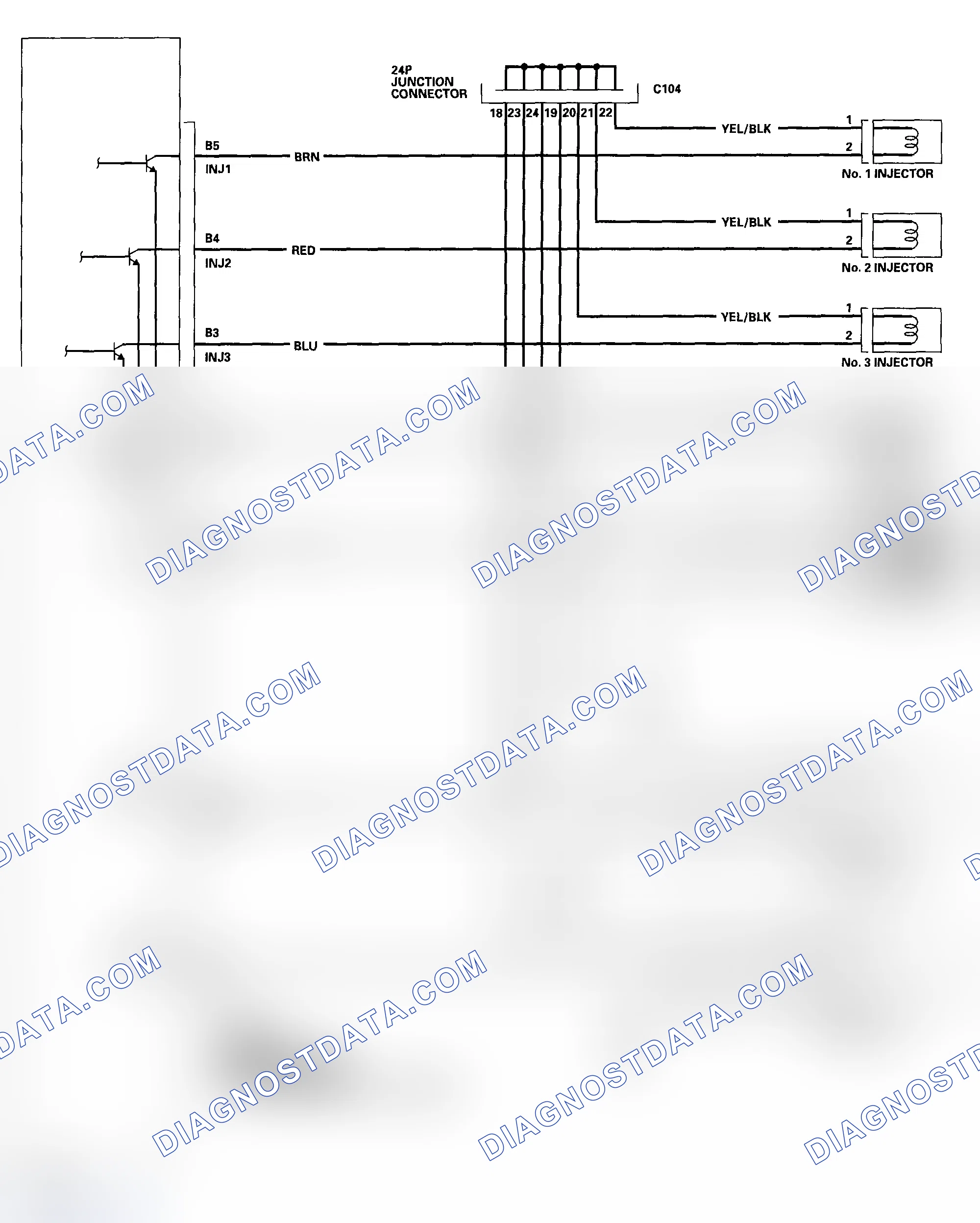 Scheme 101: ECM/PCM Circuit Diagram-2005-2006 Models