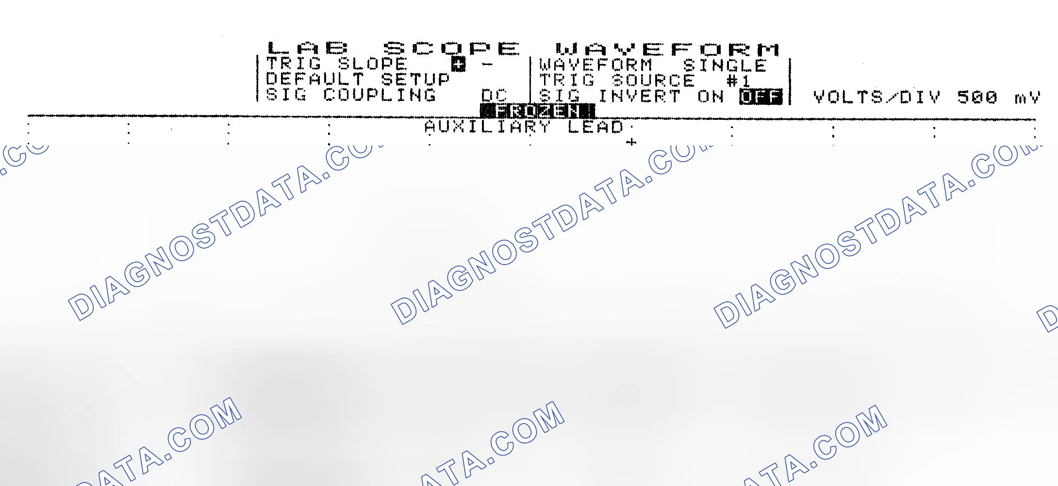 Scheme 10: Single Injector w/Excessive Current Flow - Current Pattern
