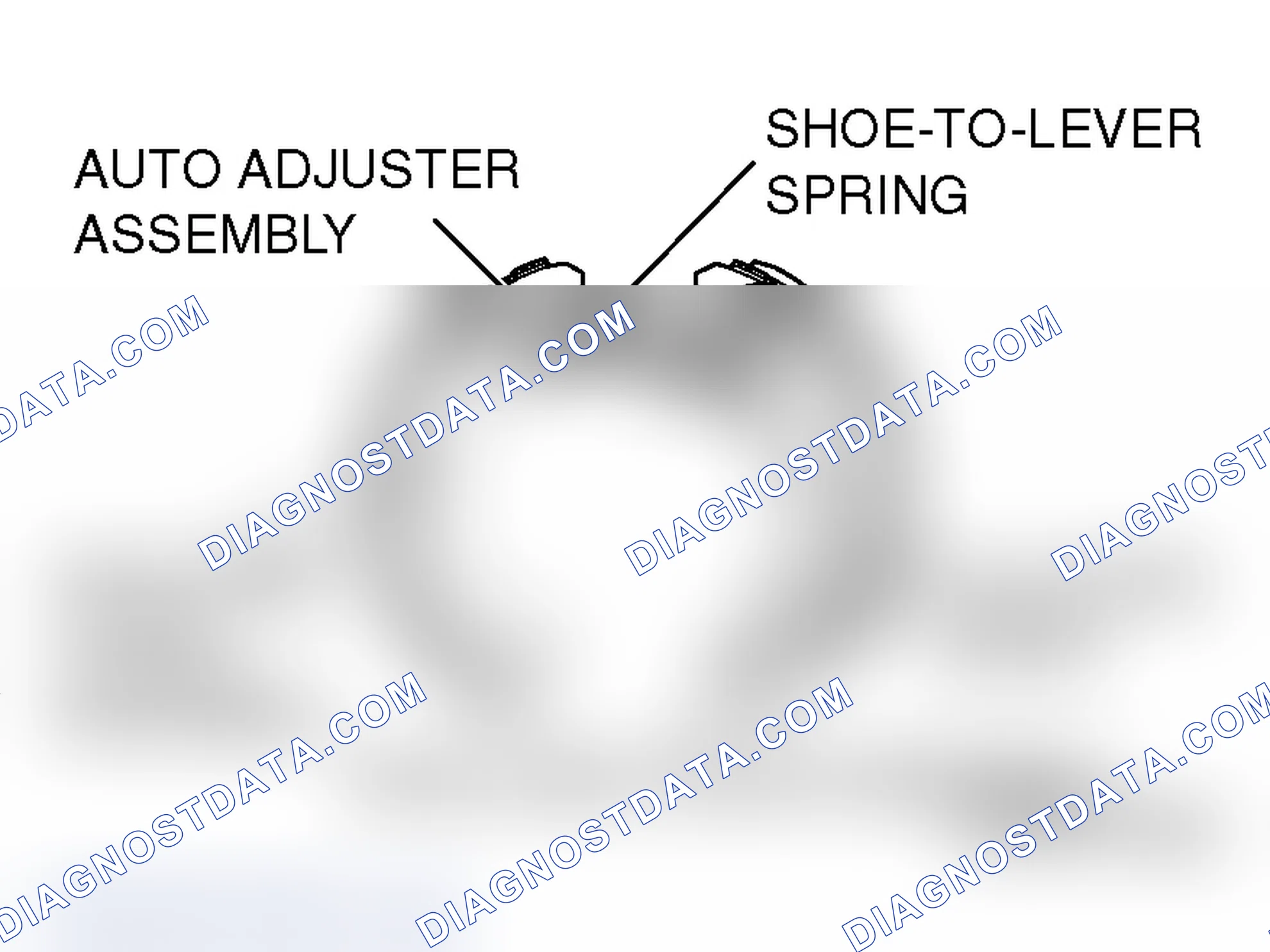 Scheme 71: >>C<< SHOE AND LEVER ASSEMBLY/ADJUSTER LEVER/ SHOE AND LINING ASSEMBLY/SHOE-TO-LEVER SPRING/ AUTO AD