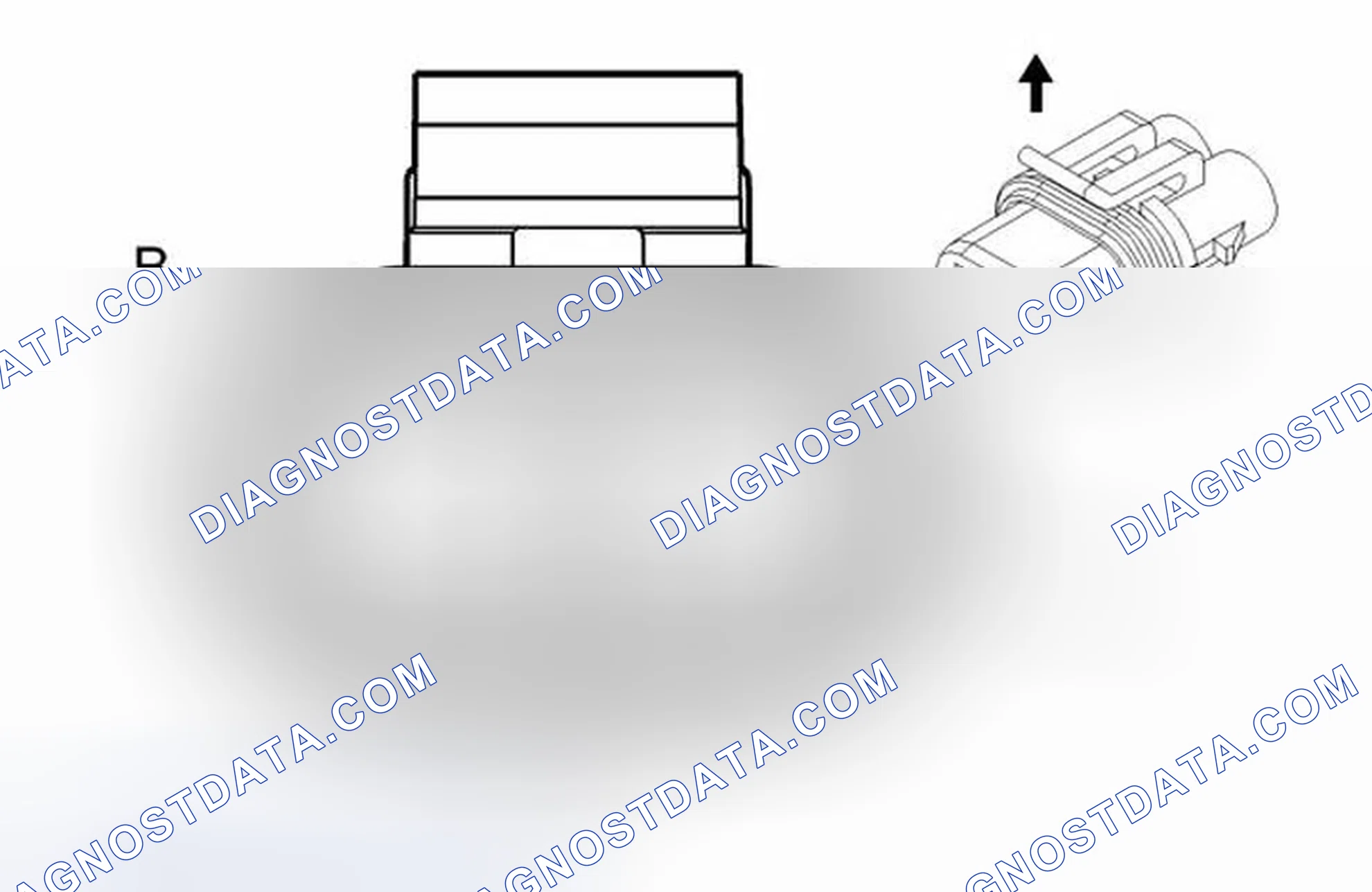 Scheme 8: Rear Window Washer Fluid Pump (RHD)