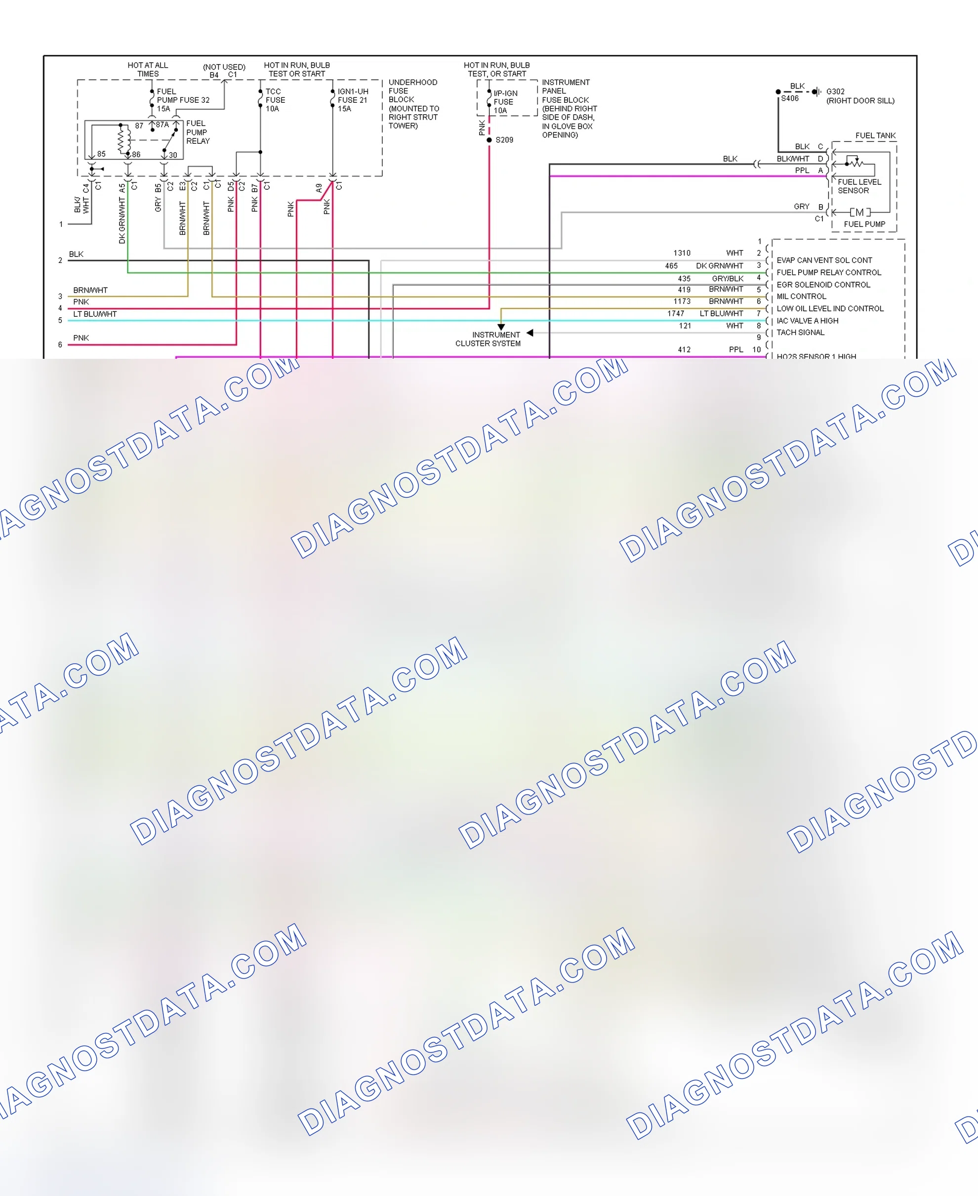 Scheme 162: PCM Wiring Diagram (Grand Prix - 3.1L - 4 Of 4)