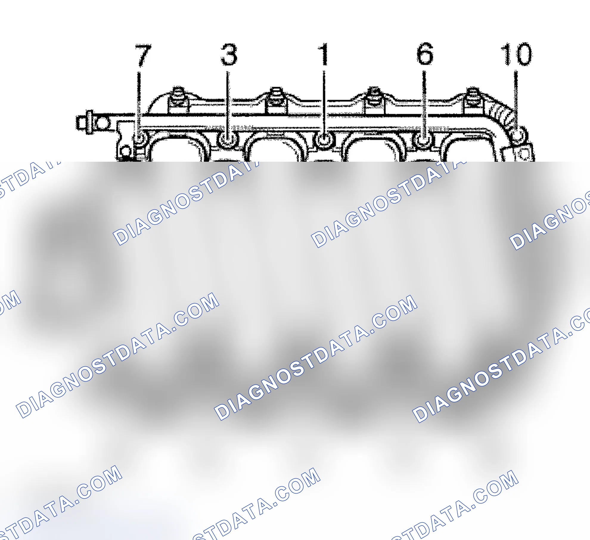 Scheme 12: Installation (4.5L V8)