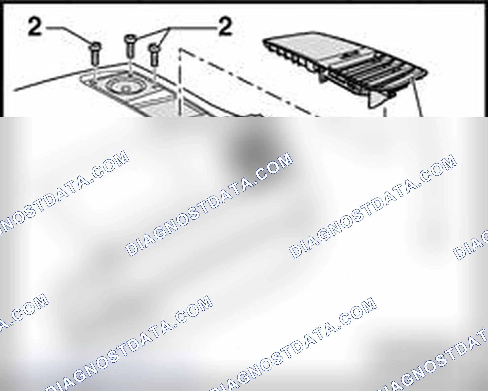Scheme 111: Removing left and right instrument panel speaker