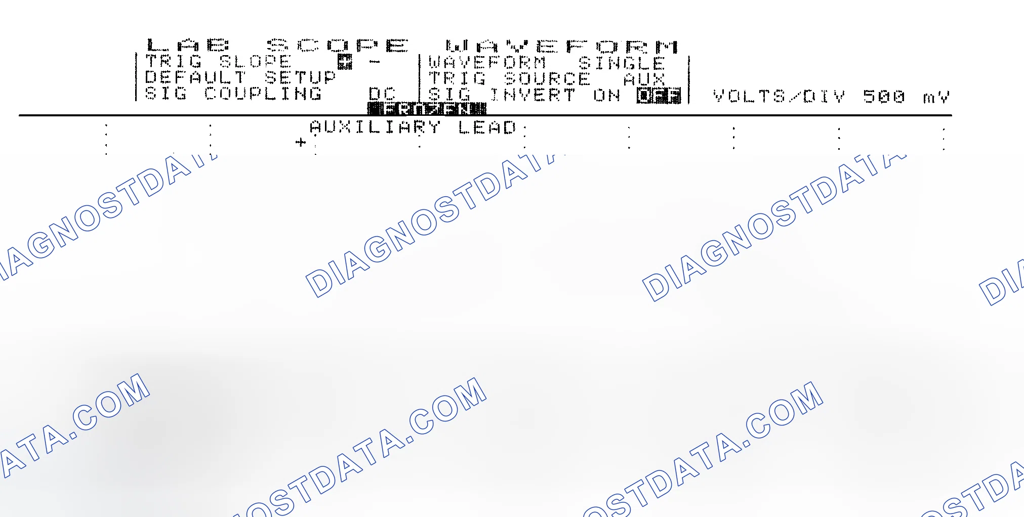 Scheme 14: Single Injector w/Excessive Current Flow - Current Pattern