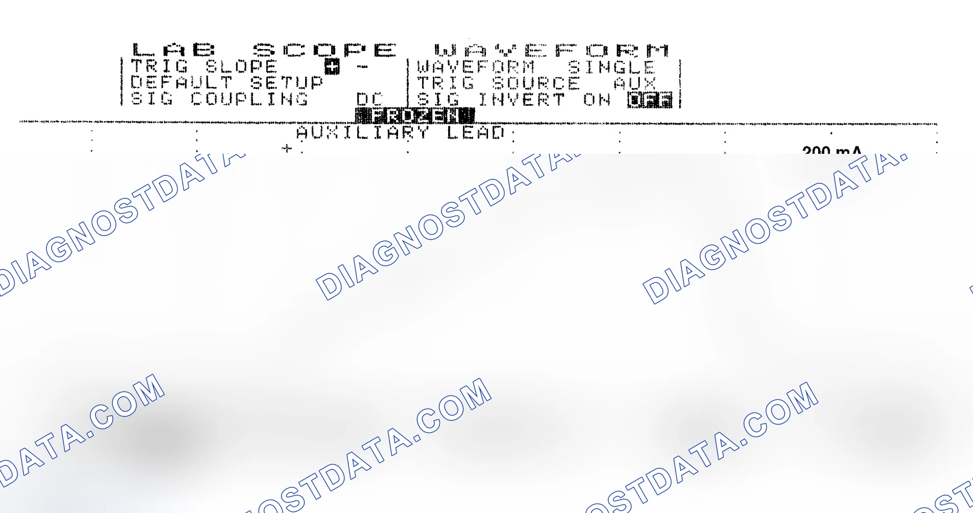 Scheme 13: Single Injector w/Normal Current Flow - Current Pattern