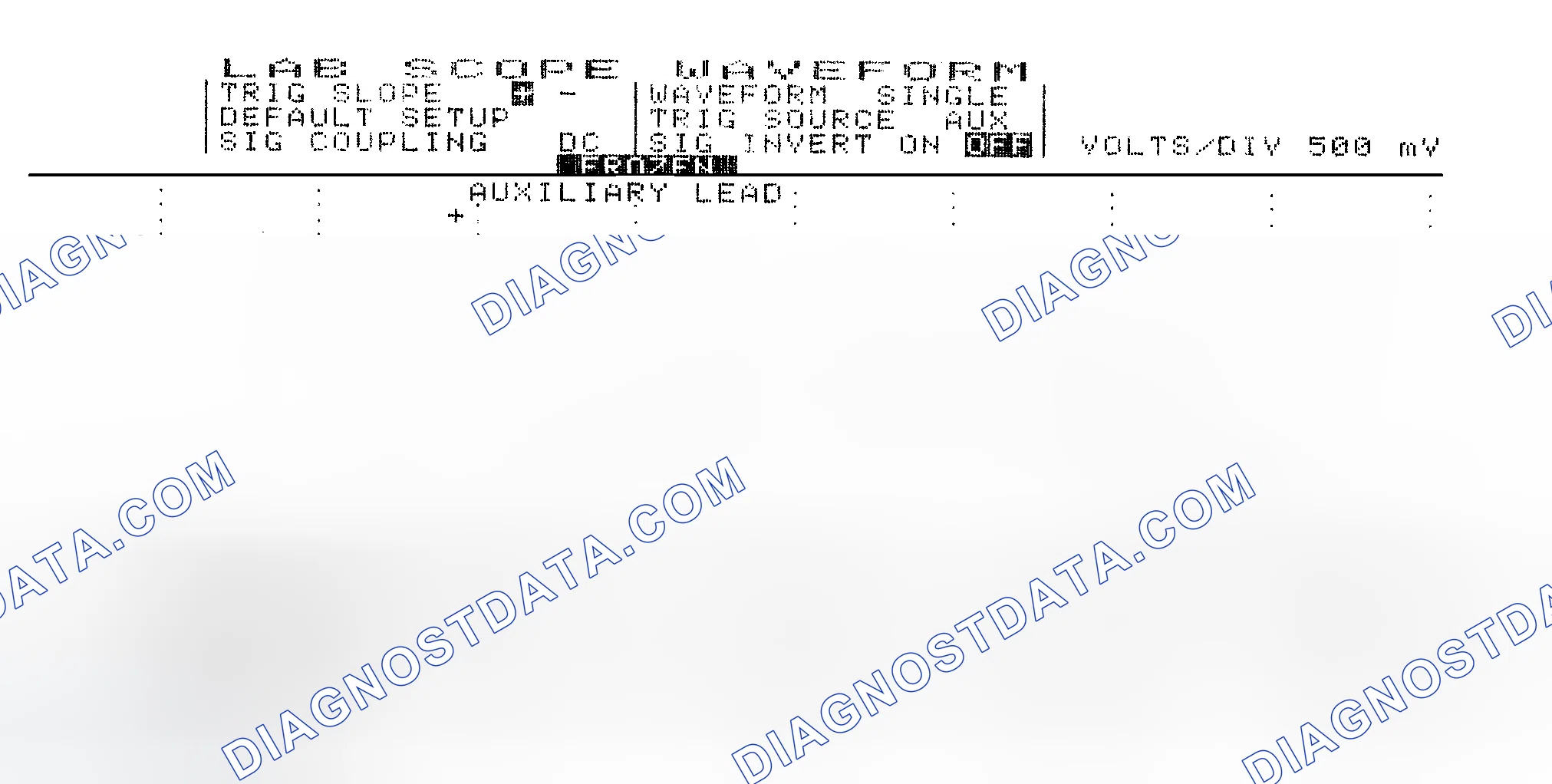 Scheme 14: Single Injector w/Excessive Current Flow - Current Pattern