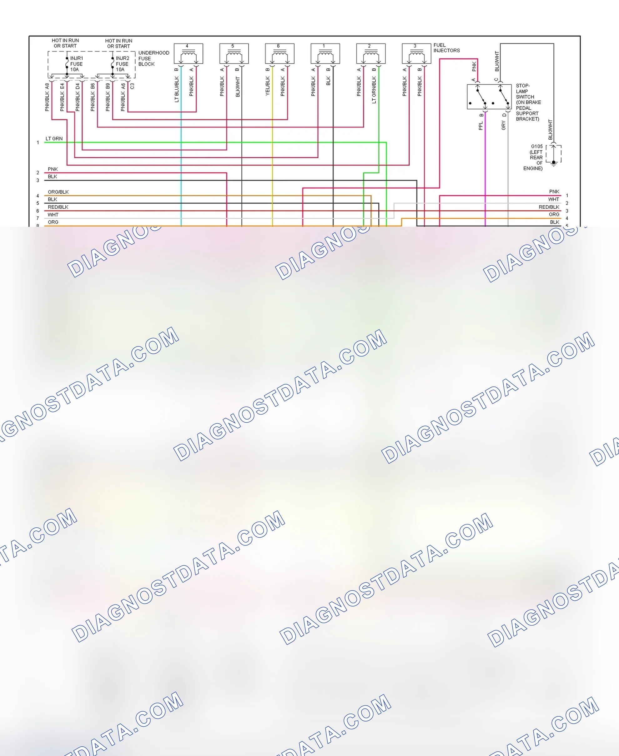 Scheme 12: PCM Wiring Diagram (Aurora - 3.5L - 2 Of 4)