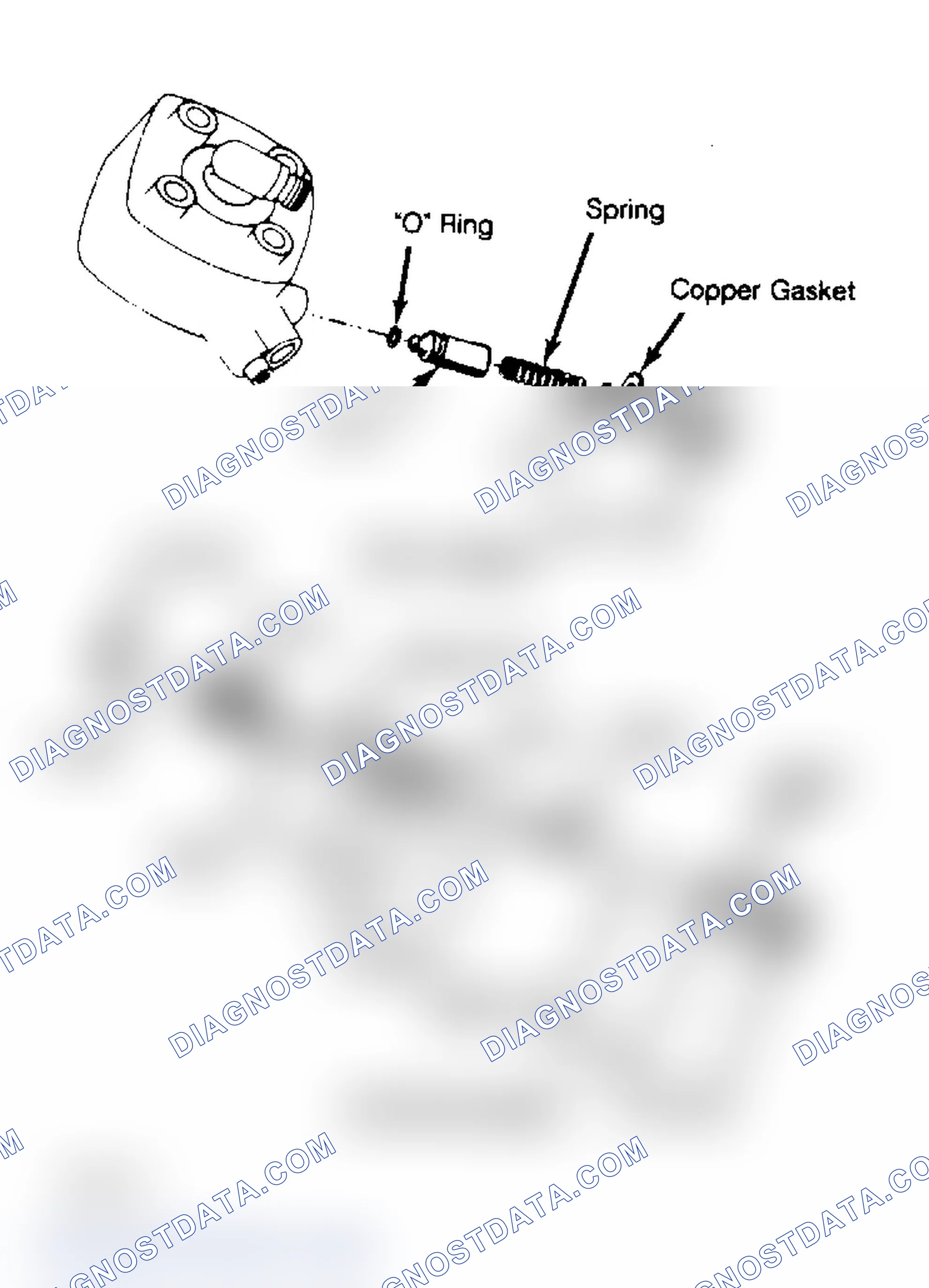 Scheme 26: Line Pressure Regulator Replace complete fuel distributor if piston is damaged.