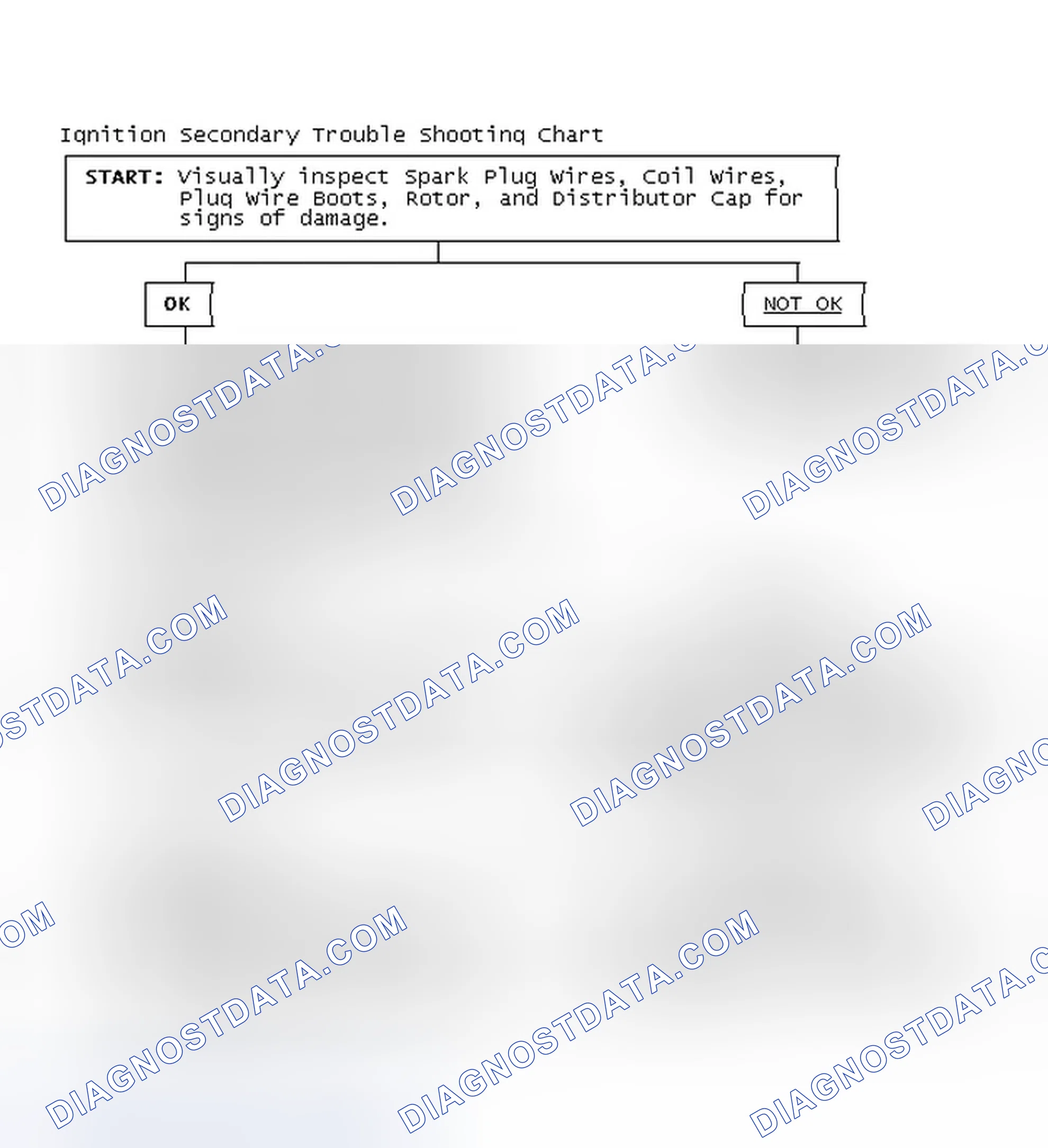Scheme 1: Ignition Secondary Trouble Shooting Chart