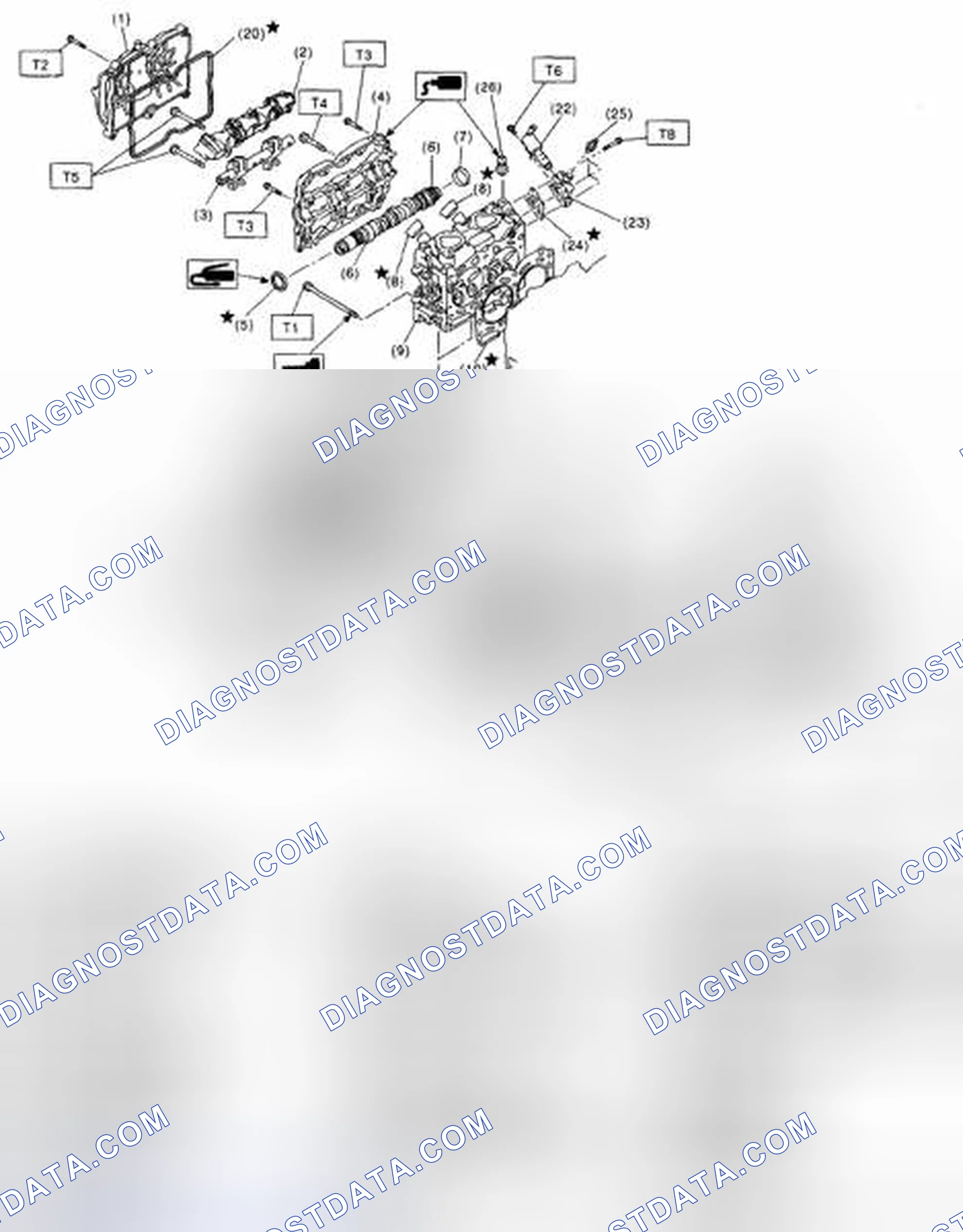 Scheme 71: Identifying Cylinder Head And Camshaft Components