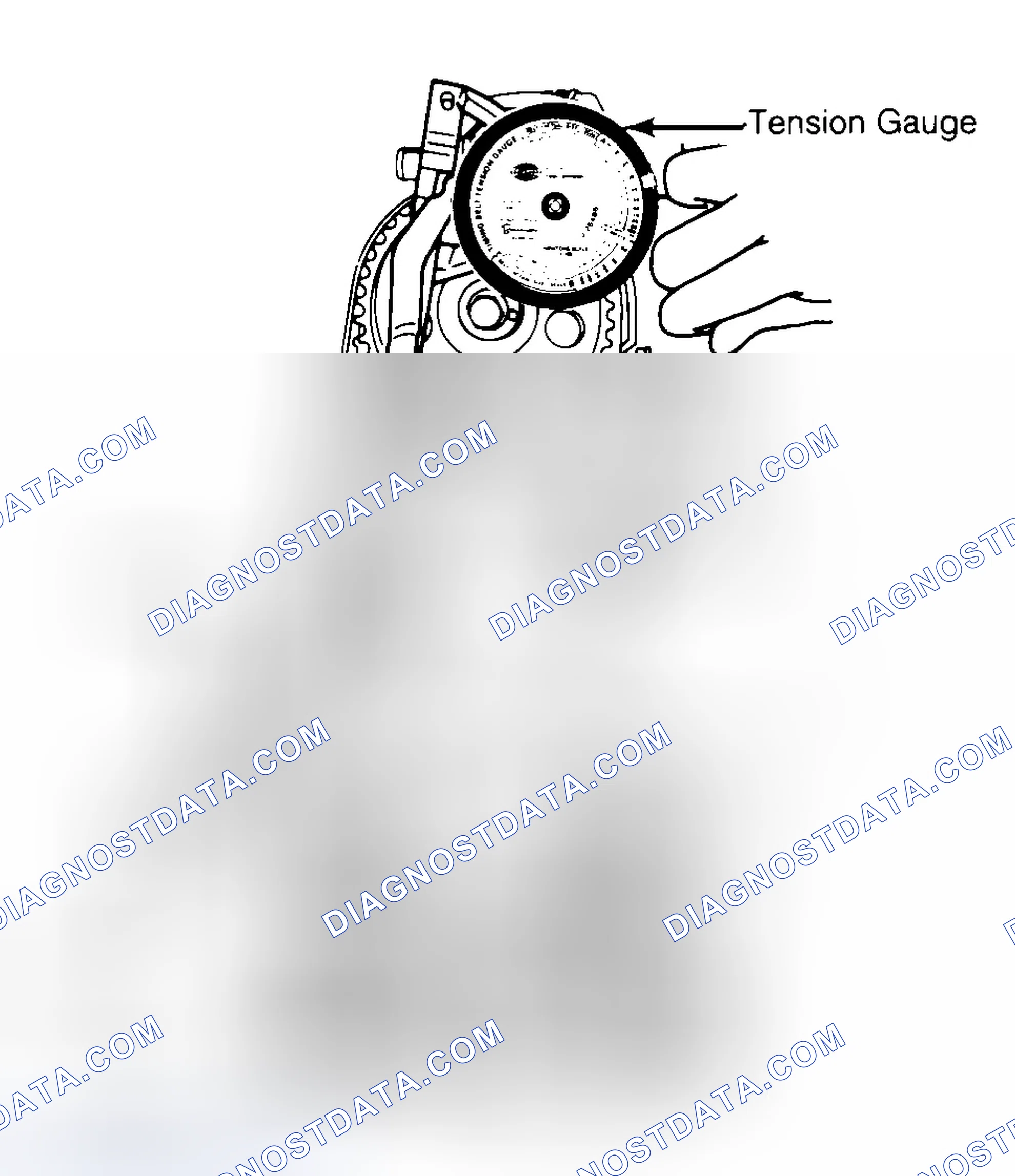 Scheme 3: Adjusting Typical Timing Belt Tension