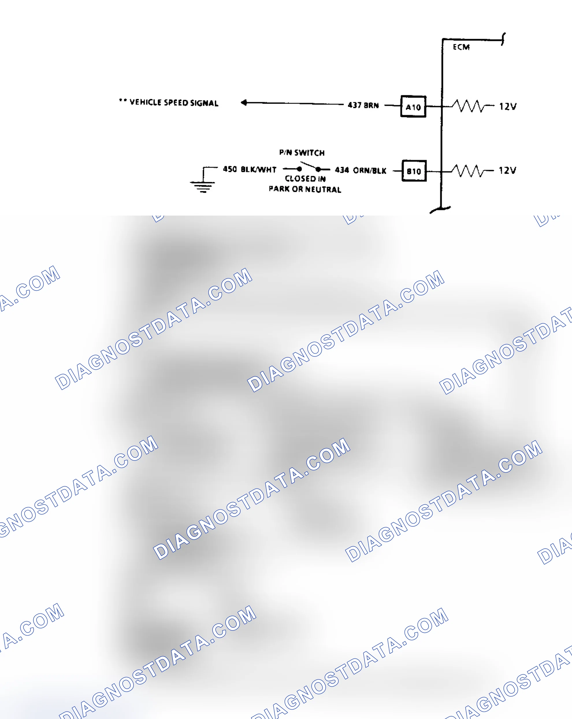 Scheme 80: Code 24, Vehicle Speed Sensor (VSS) Flow Chart & Schematic