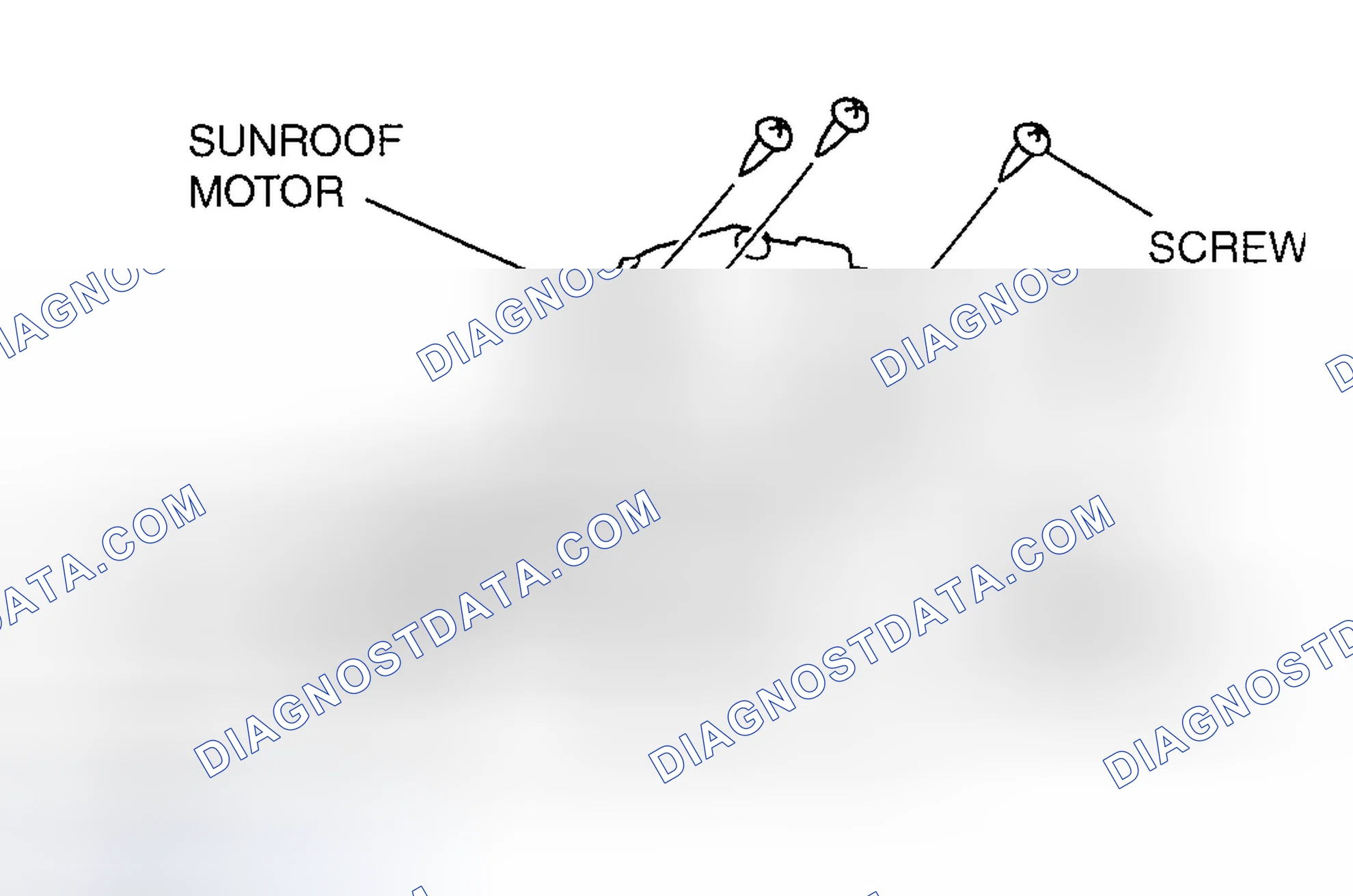Scheme 13: SUNROOF MOTOR REMOVAL/INSTALLATION