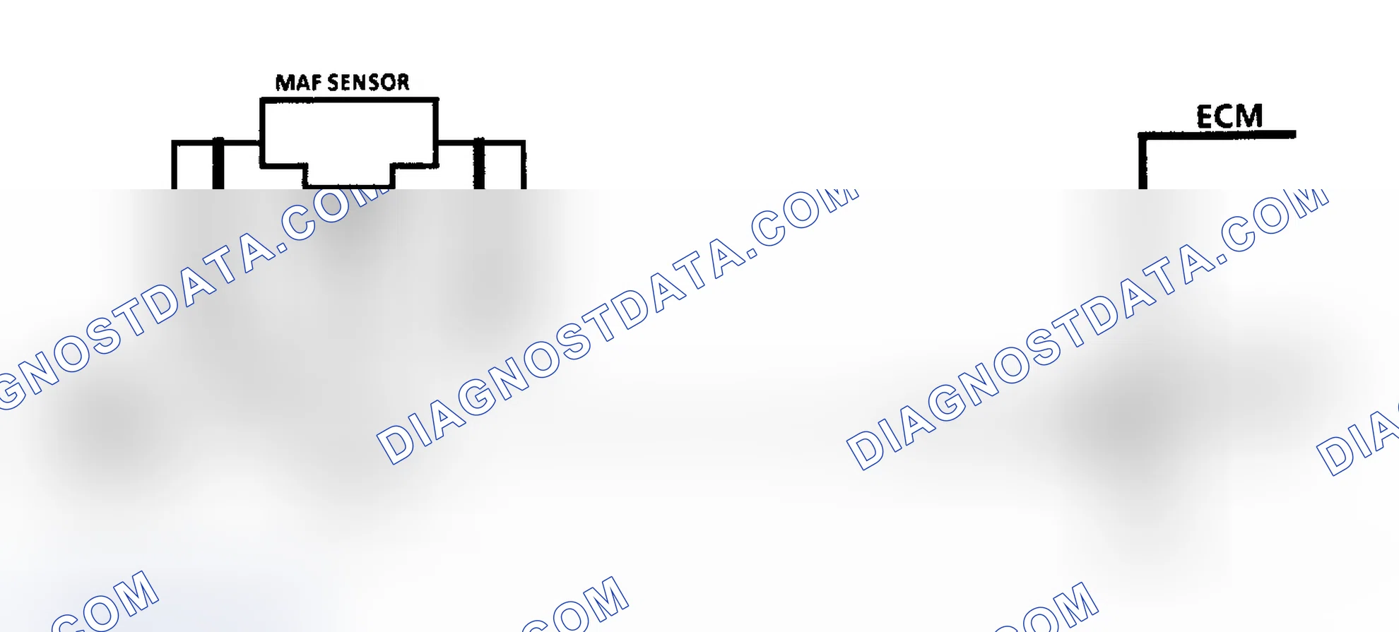 Scheme 72: Code 34: MAF Sensor Ckt Diag (3.8L C/H Body)