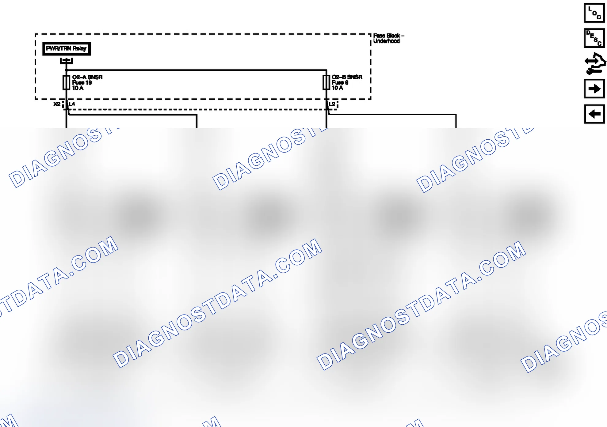 Scheme 67: Engine Data Sensors - Heated Oxygen Sensors
