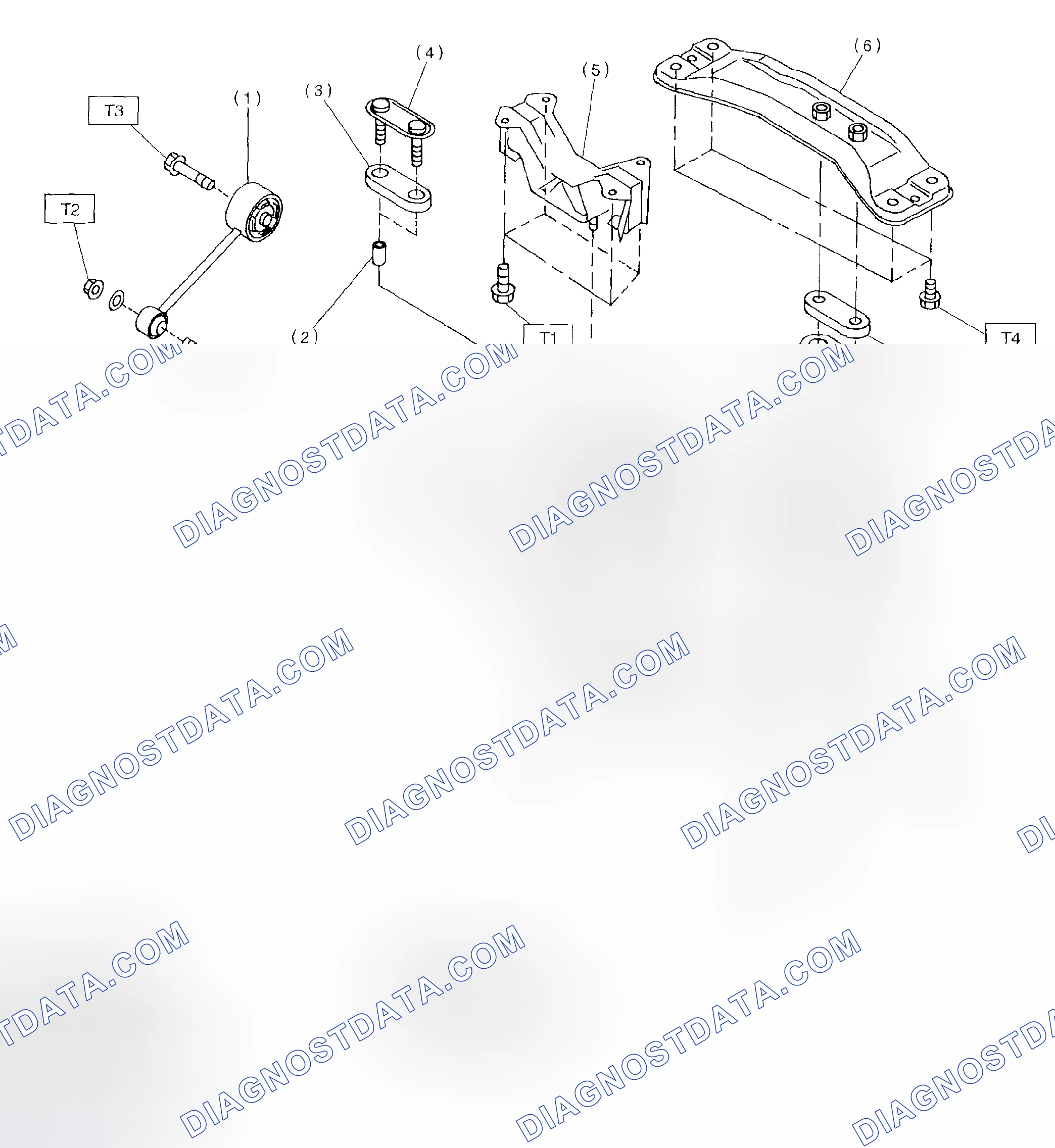 Scheme 184: Identifying MT Transmission Mounting Components