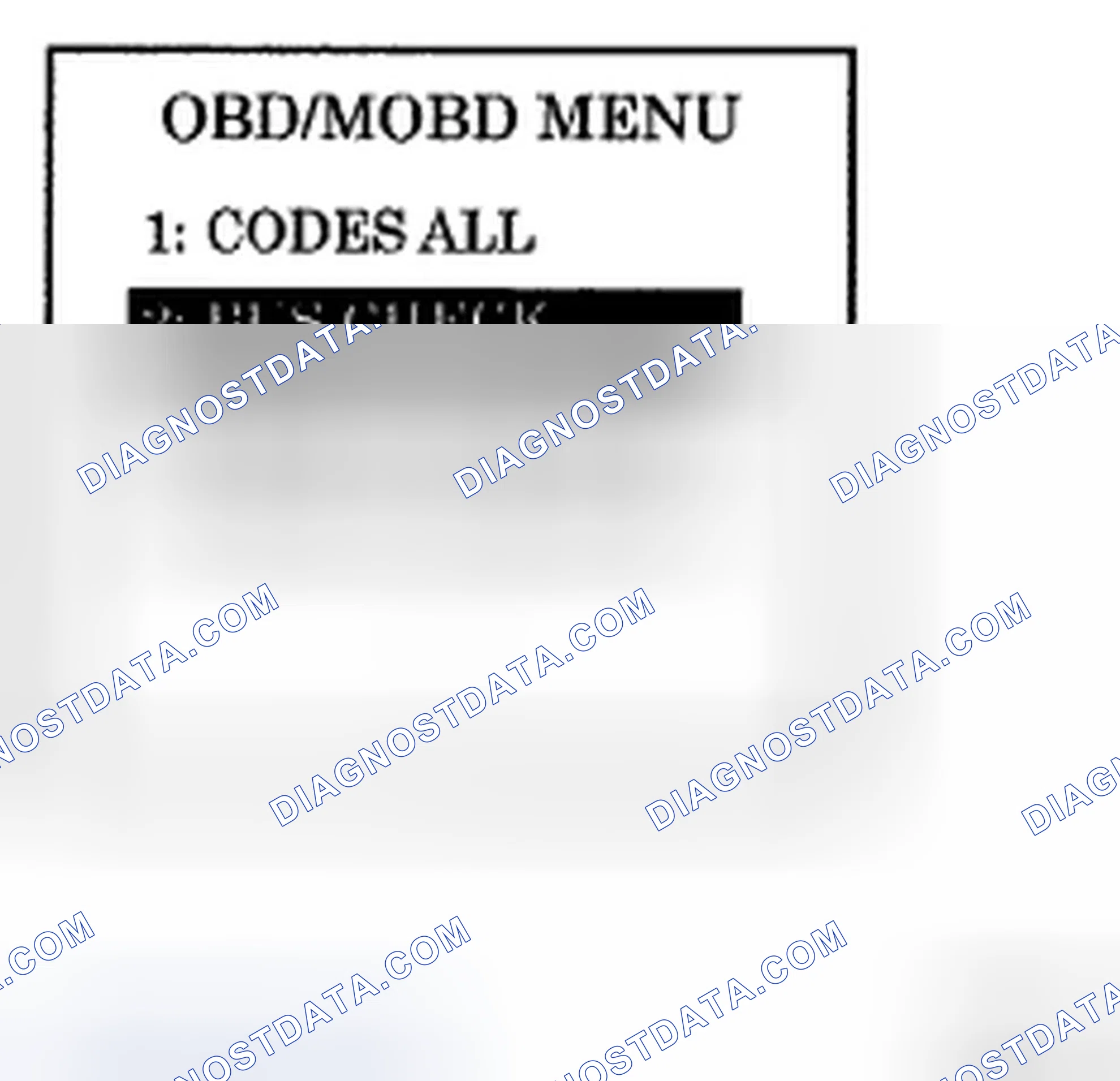 Scheme 159: DIAGNOSIS SYSTEM