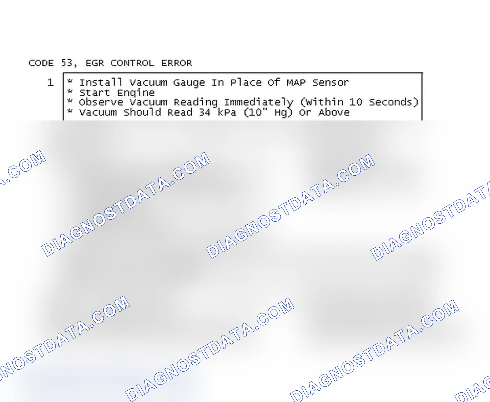 Scheme 423: Code 53, EGR Control Error