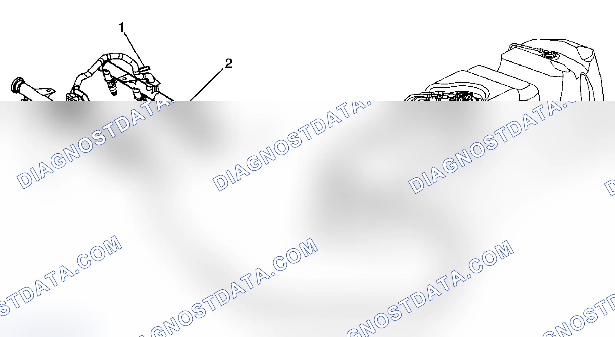 Scheme 130: Fuel Hose/Pipes Routing Diagram (Single Fuel Tank)