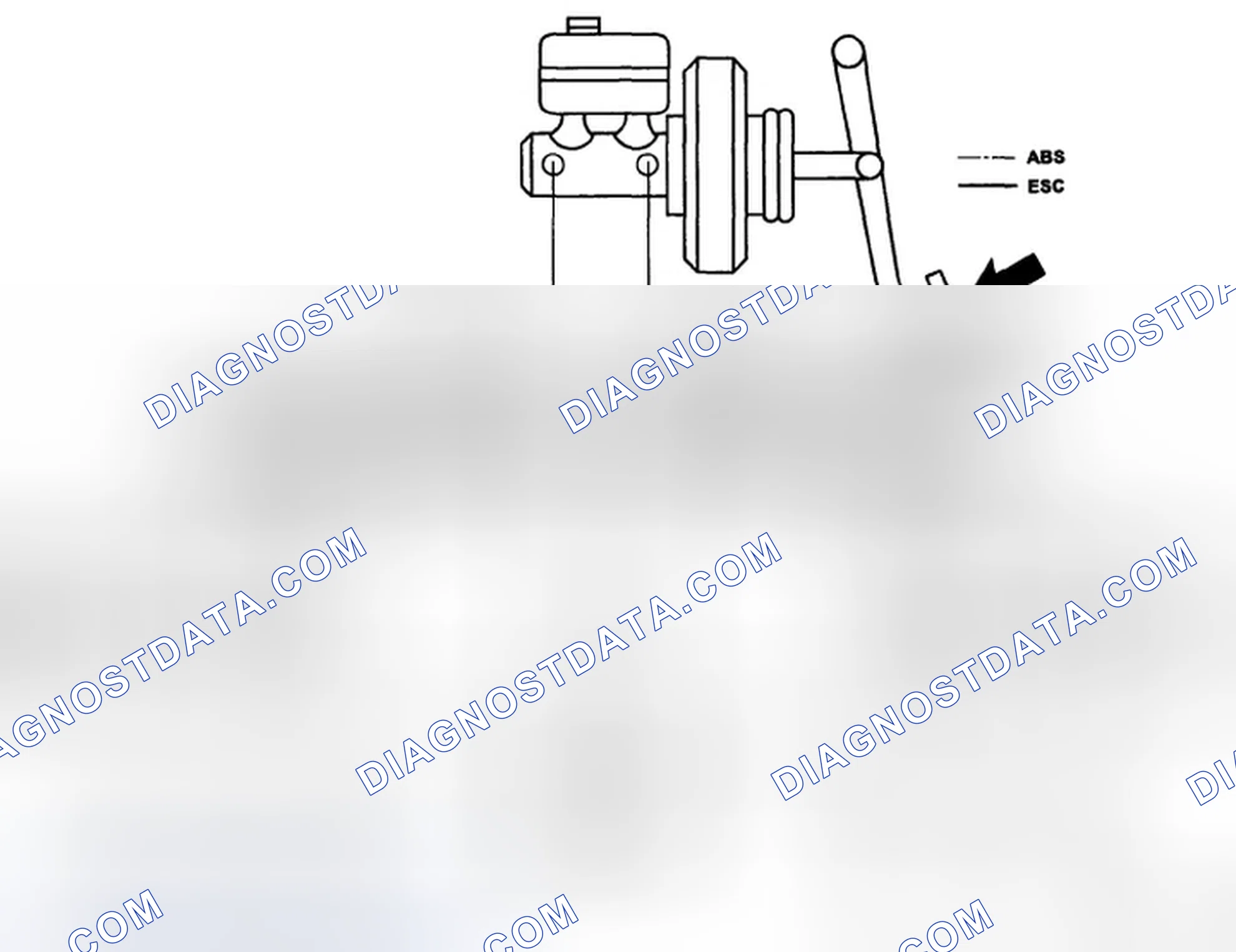 Scheme 89: ESC HYDRAULIC SYSTEM DIAGRAM